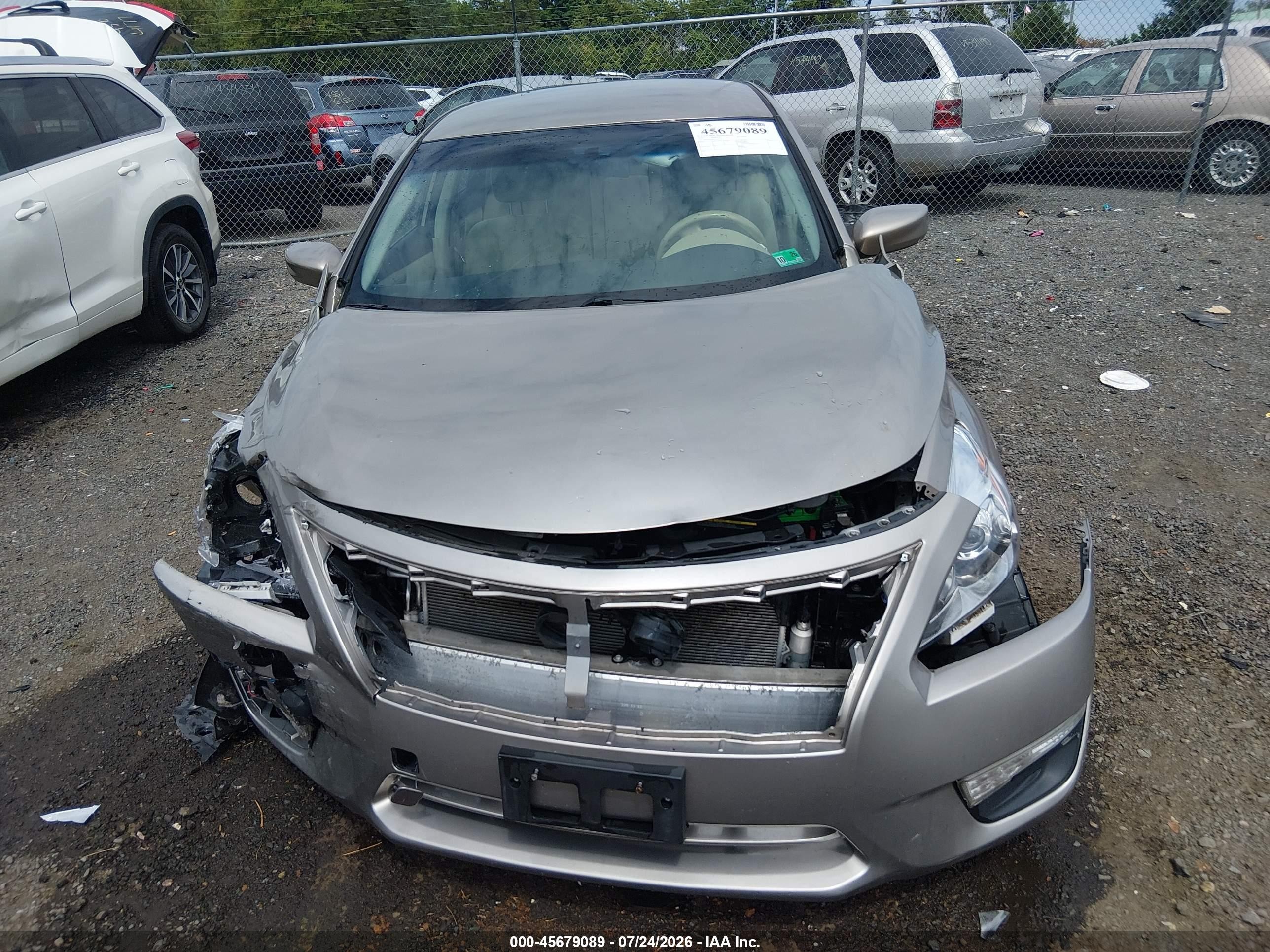 2014 Nissan Altima 2.5 S Beige vin: 1N4AL3AP0EC169729