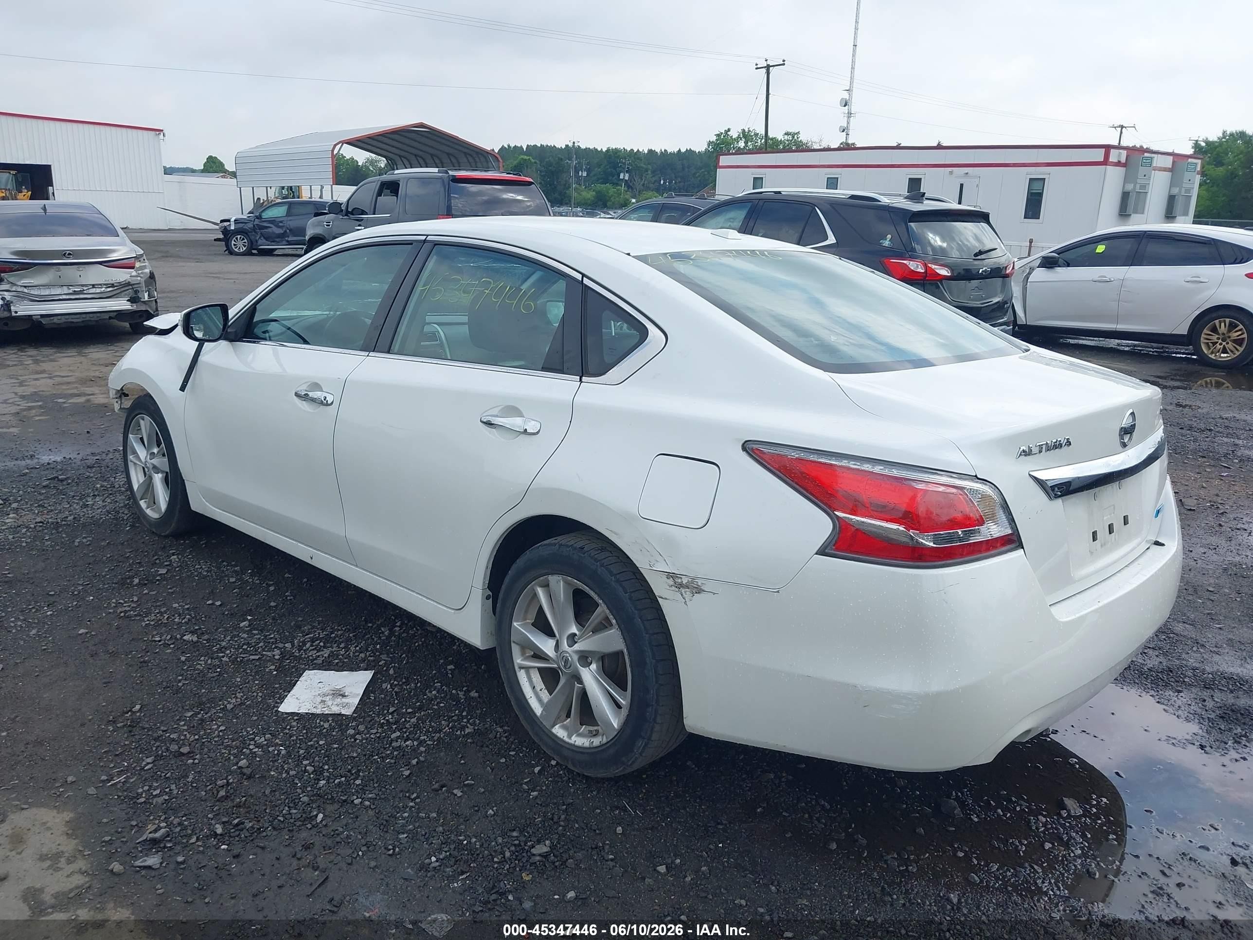 2014 Nissan Altima 2.5 Sl Белый vin: 1N4AL3AP0EC170086