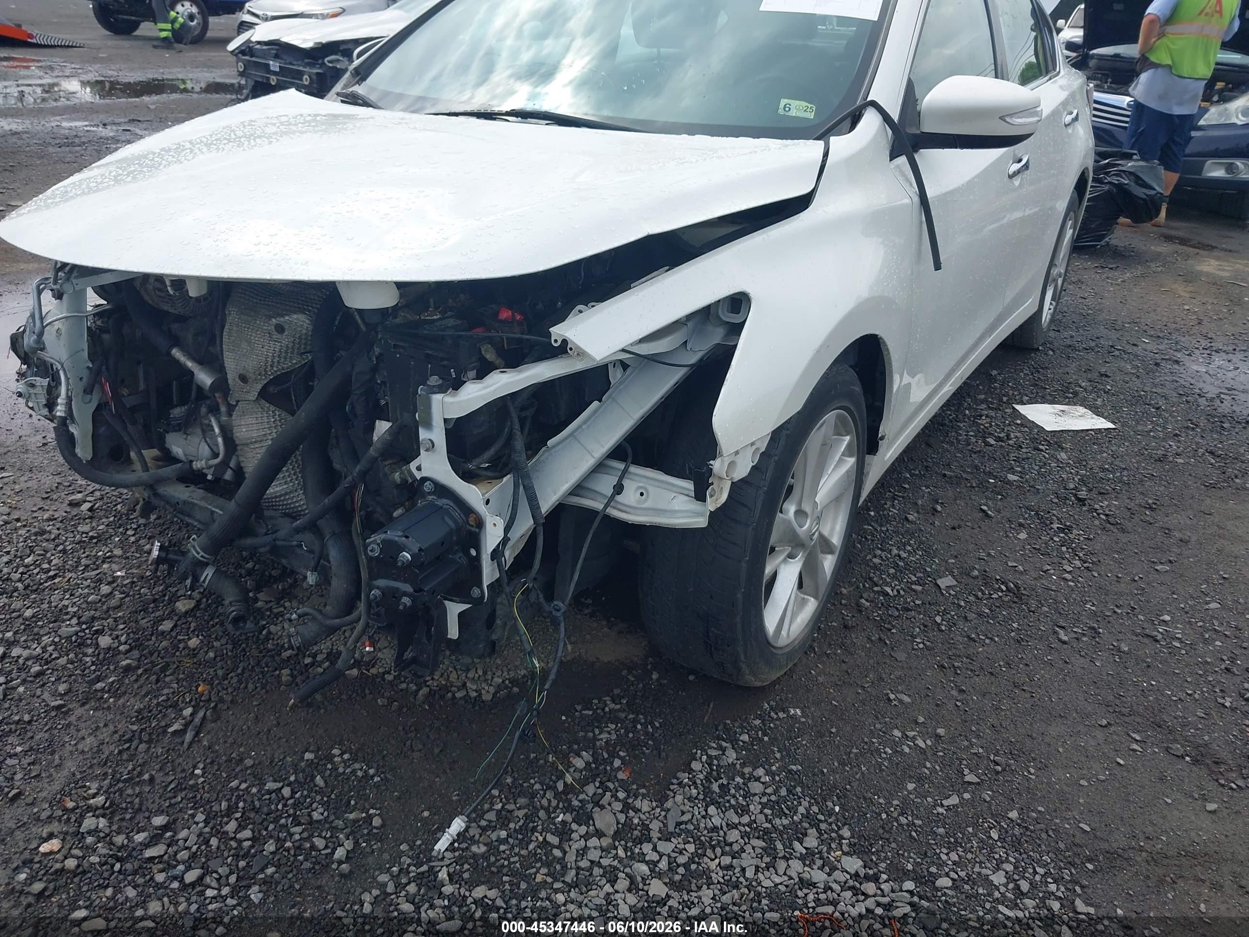 2014 Nissan Altima 2.5 Sl Белый vin: 1N4AL3AP0EC170086