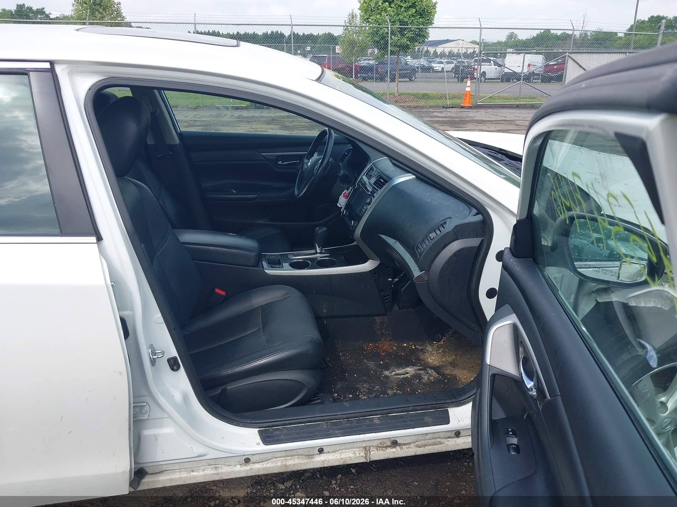 2014 Nissan Altima 2.5 Sl Белый vin: 1N4AL3AP0EC170086