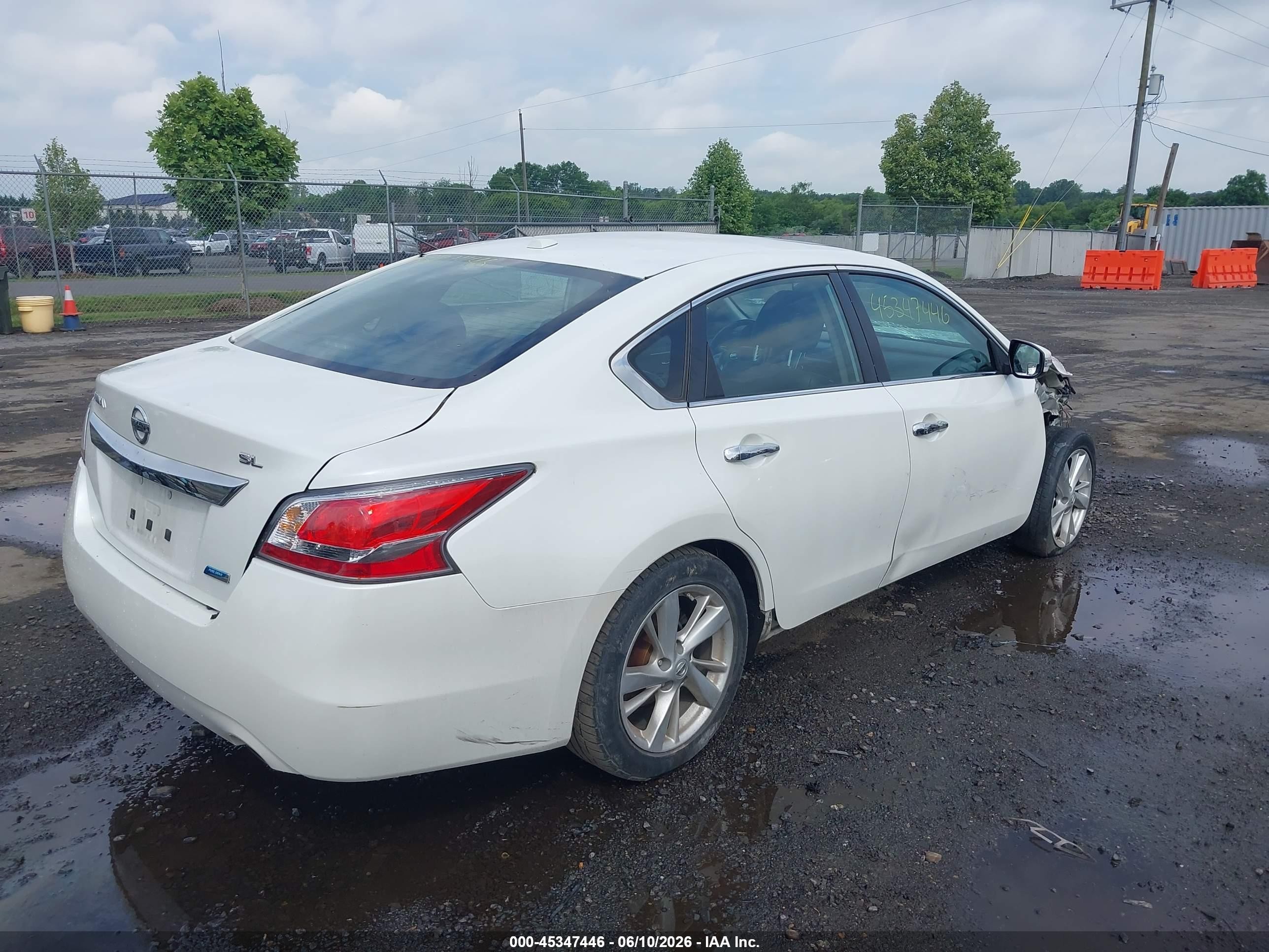2014 Nissan Altima 2.5 Sl Белый vin: 1N4AL3AP0EC170086
