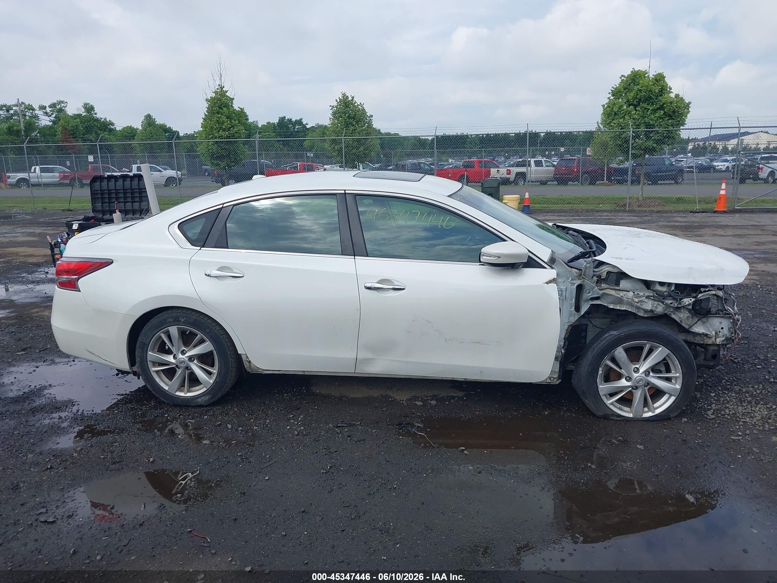 2014 Nissan Altima 2.5 Sl Белый vin: 1N4AL3AP0EC170086