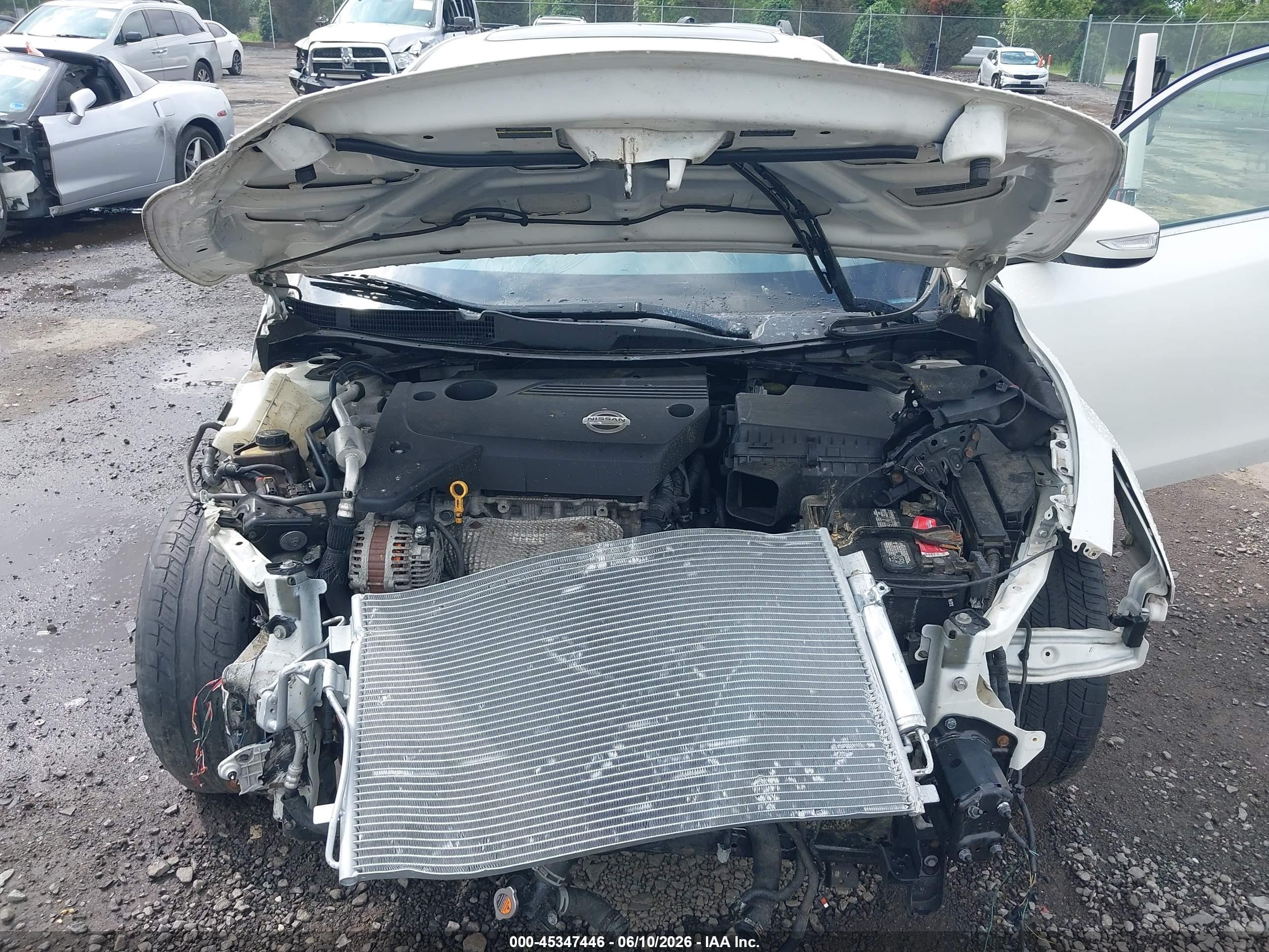 2014 Nissan Altima 2.5 Sl Белый vin: 1N4AL3AP0EC170086