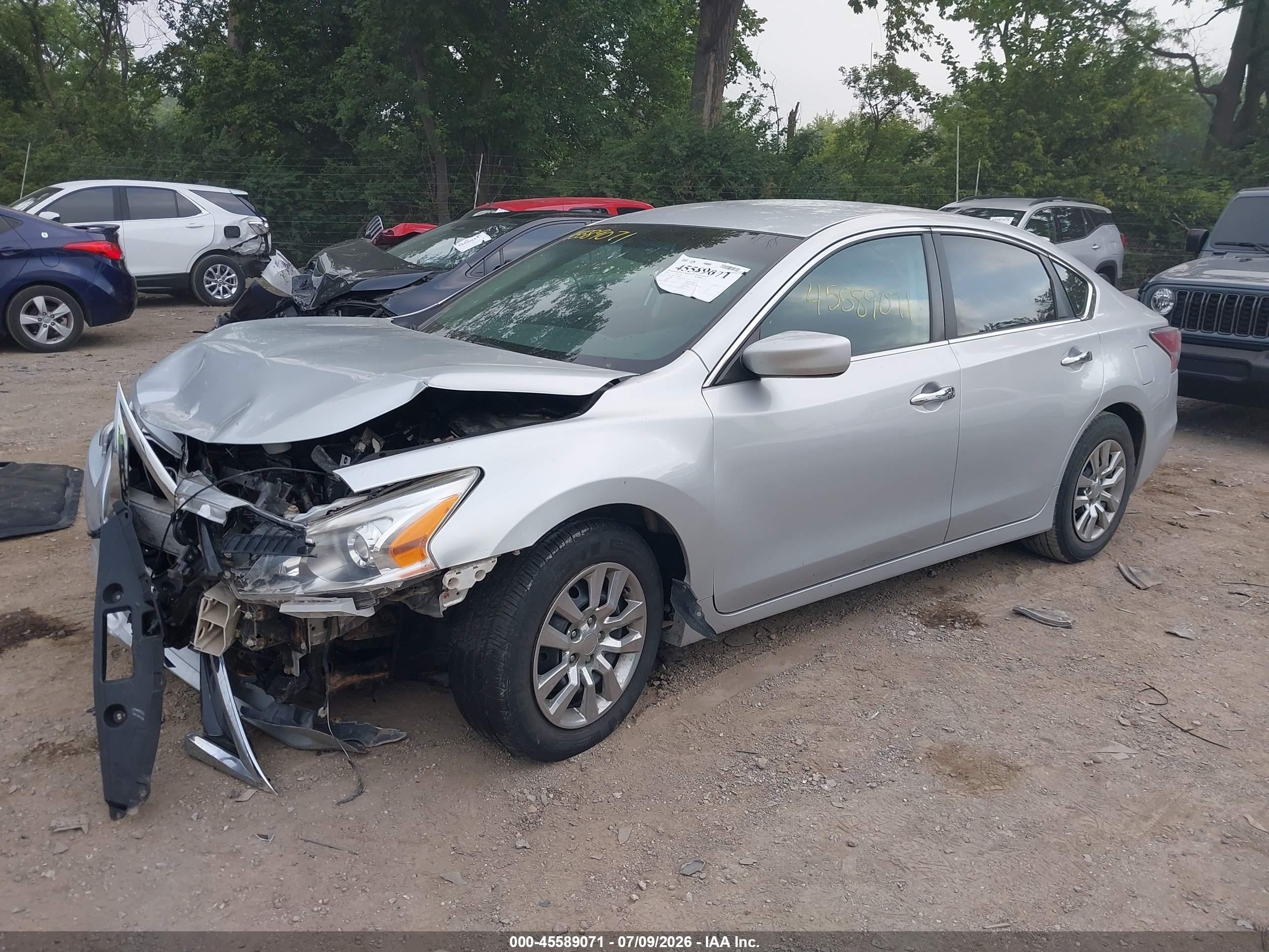 2014 Nissan Altima 2.5 S Silver vin: 1N4AL3AP0EC170864