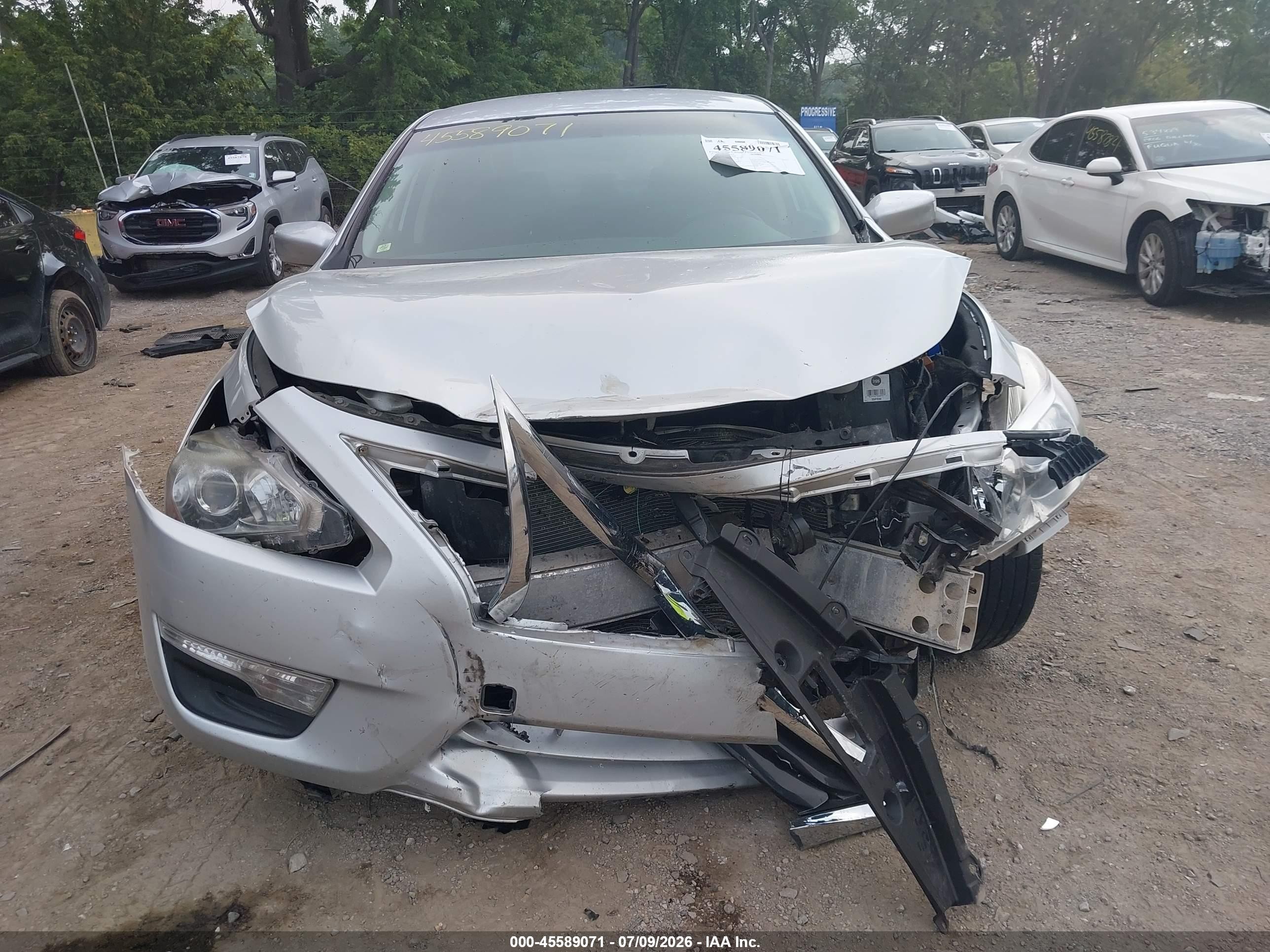 2014 Nissan Altima 2.5 S Silver vin: 1N4AL3AP0EC170864
