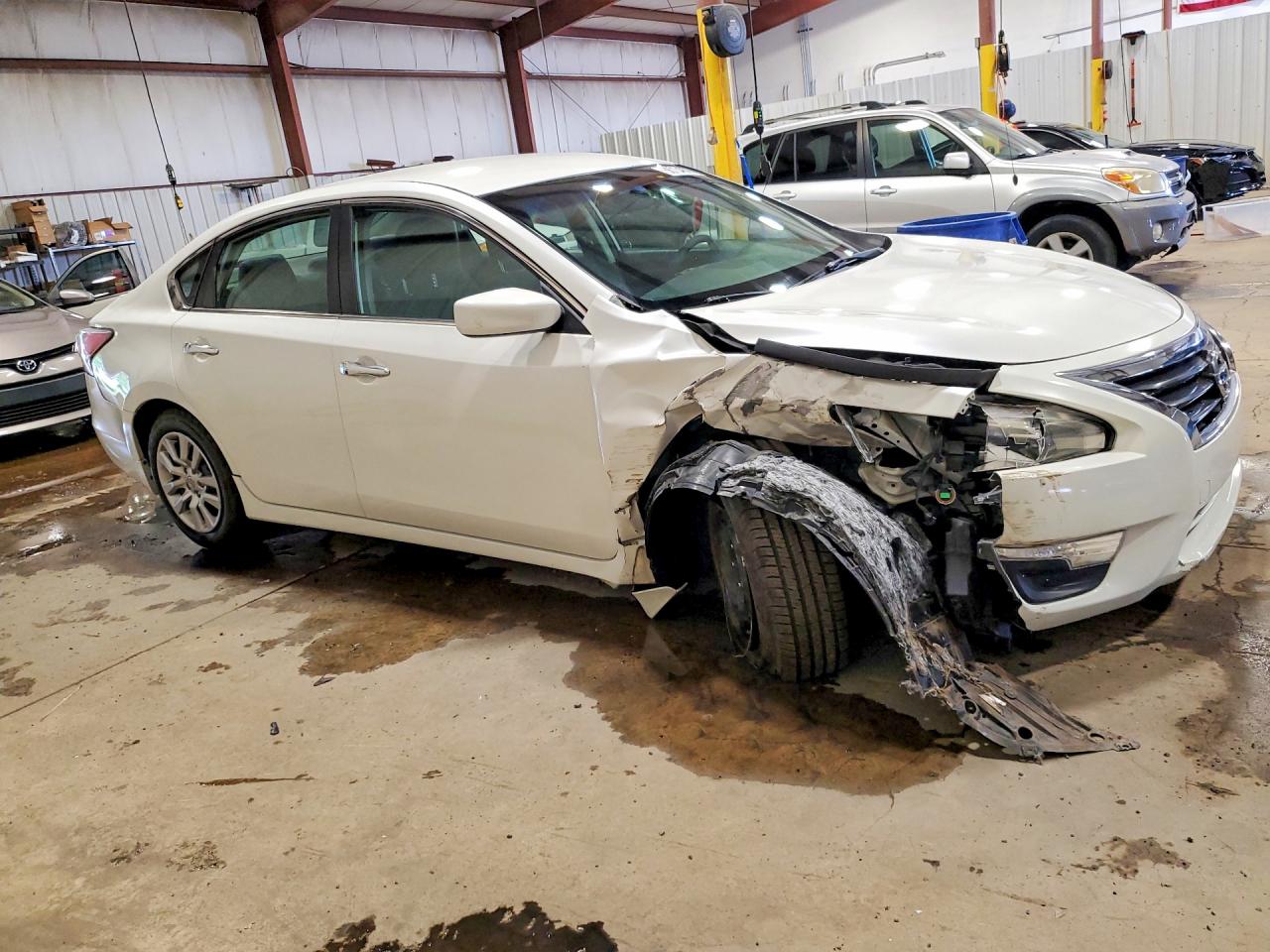 2014 Nissan Altima 2.5 S White vin: 1N4AL3AP0EC172260