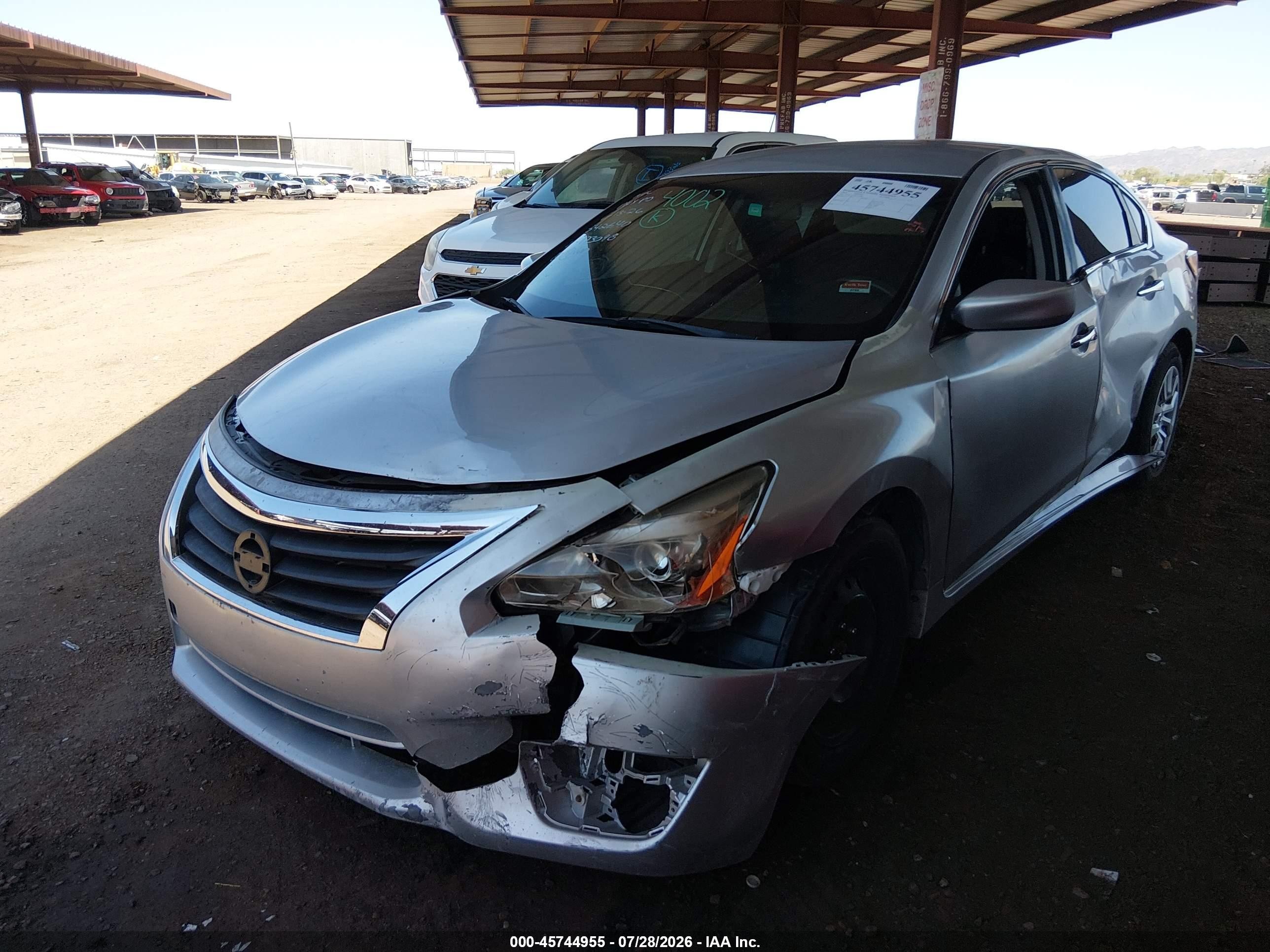 2014 Nissan Altima 2.5 S Silver vin: 1N4AL3AP0EC173098