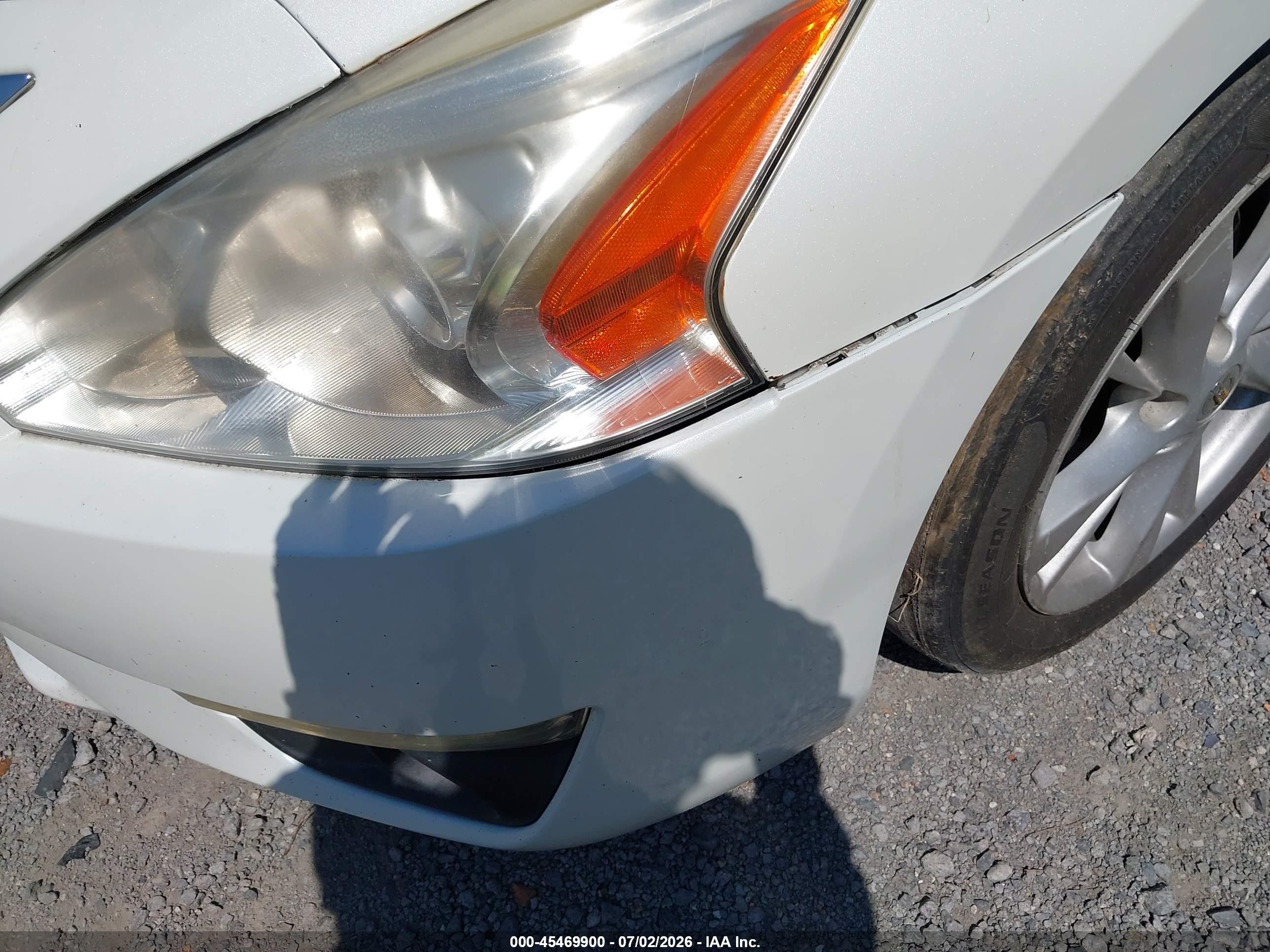 2014 Nissan Altima 2.5 Sv White vin: 1N4AL3AP0EC183078
