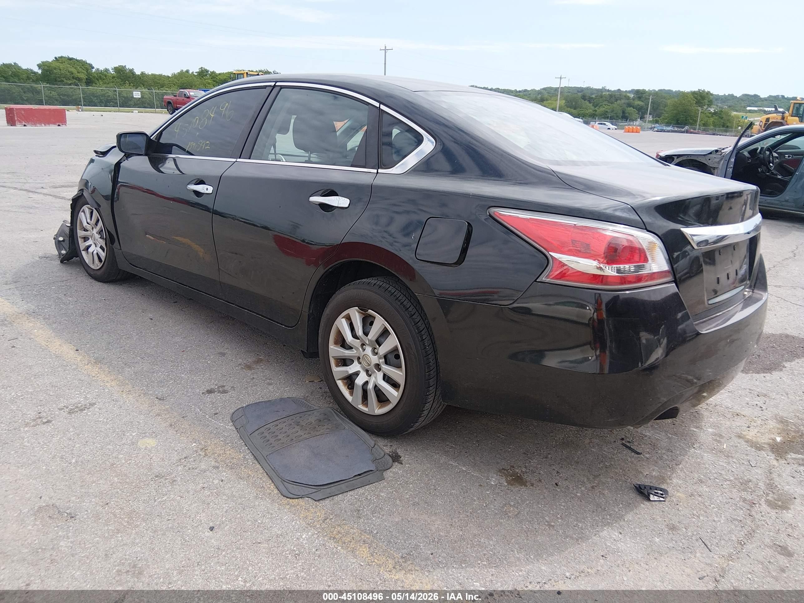2014 Nissan Altima 2.5 S Black vin: 1N4AL3AP0EC184330
