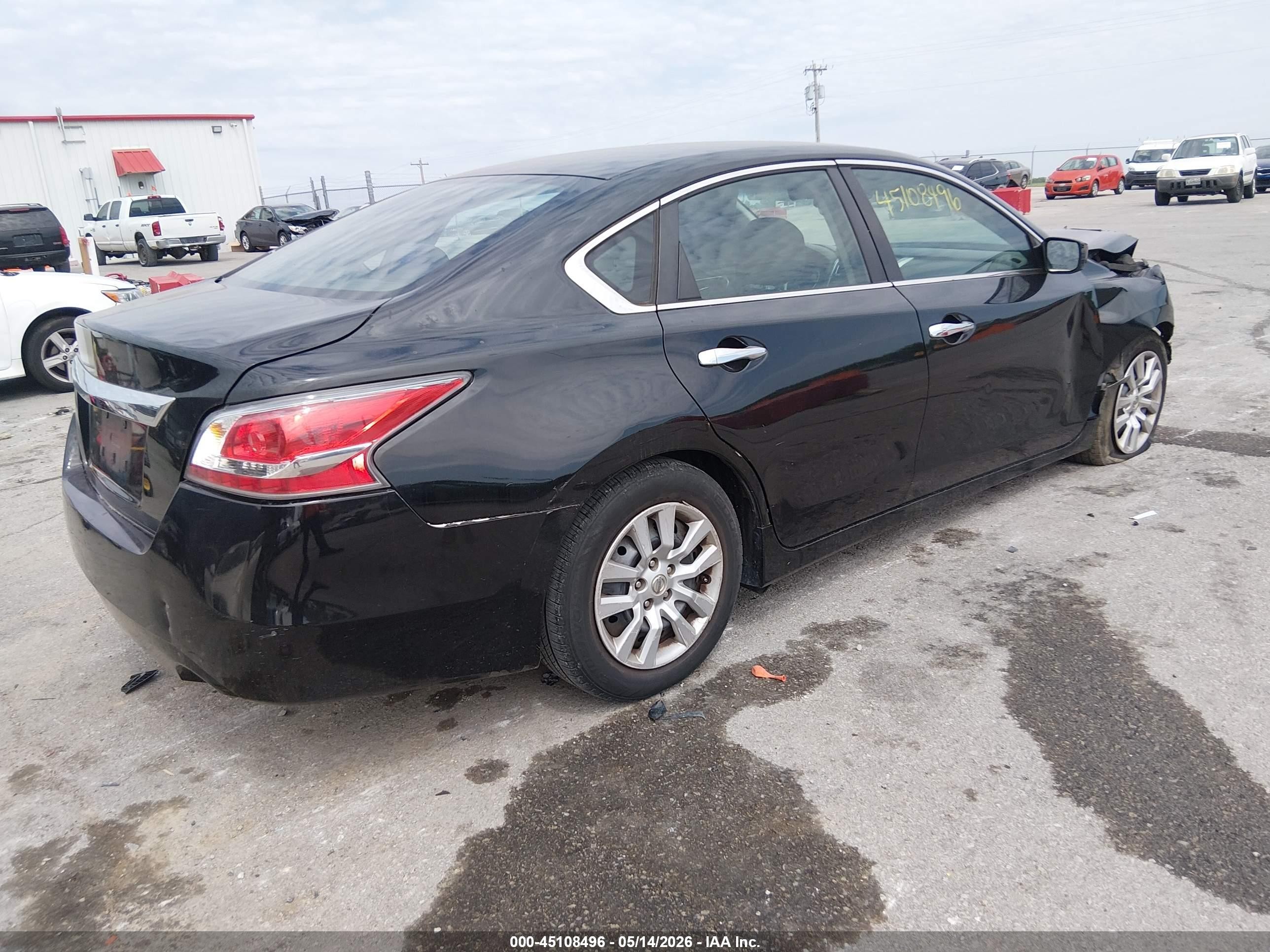 2014 Nissan Altima 2.5 S Black vin: 1N4AL3AP0EC184330