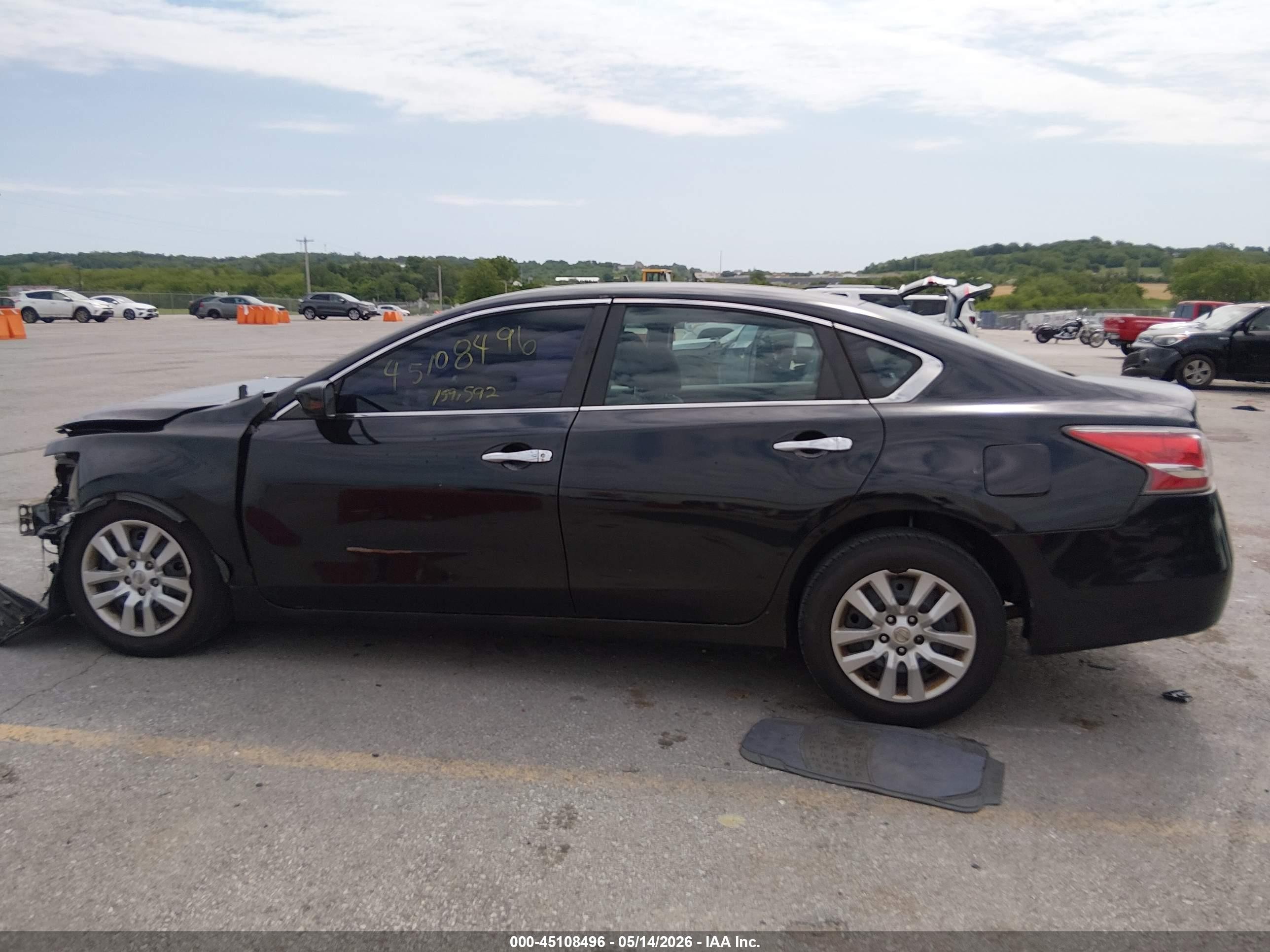 2014 Nissan Altima 2.5 S Black vin: 1N4AL3AP0EC184330