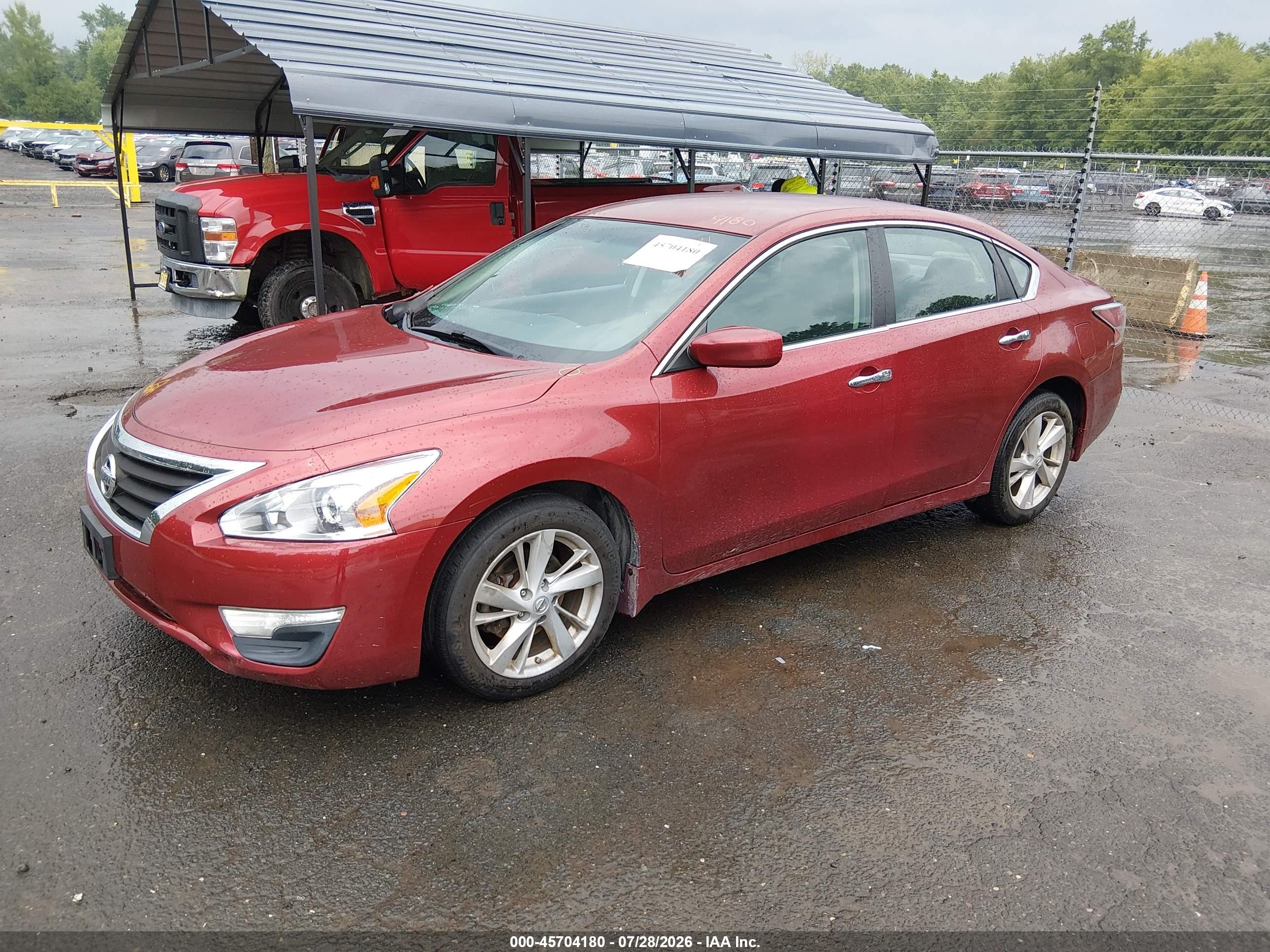2014 Nissan Altima 2.5 Sv Red vin: 1N4AL3AP0EC184408