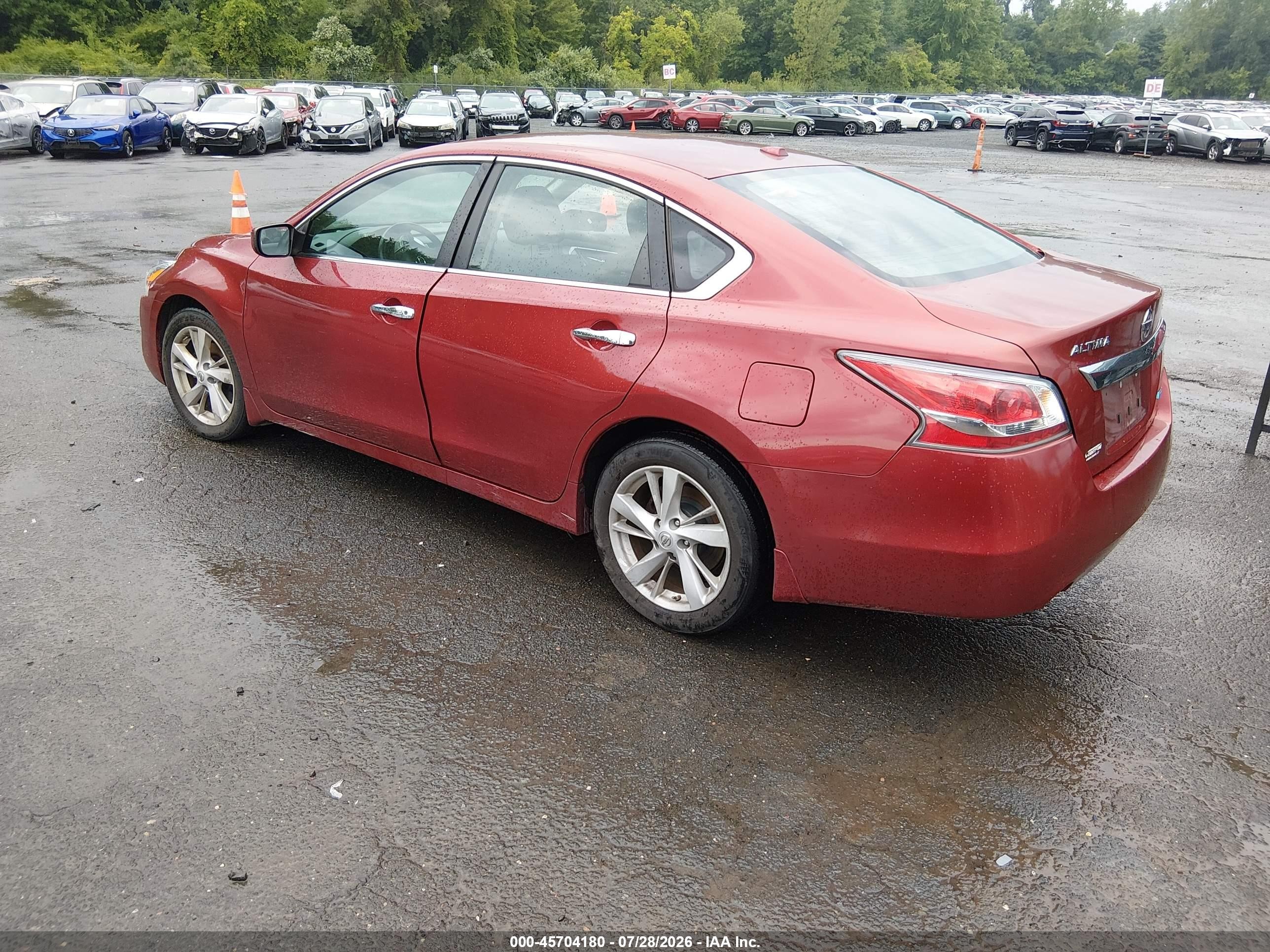 2014 Nissan Altima 2.5 Sv Red vin: 1N4AL3AP0EC184408