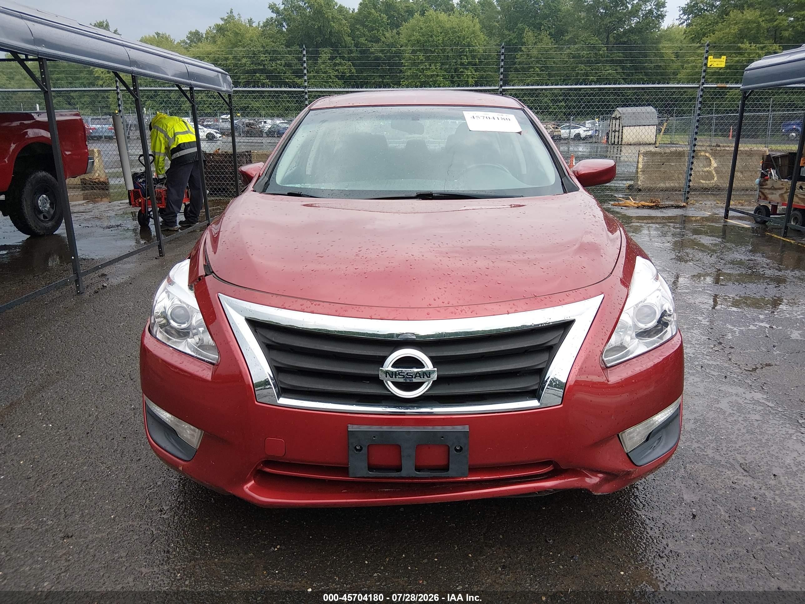 2014 Nissan Altima 2.5 Sv Red vin: 1N4AL3AP0EC184408