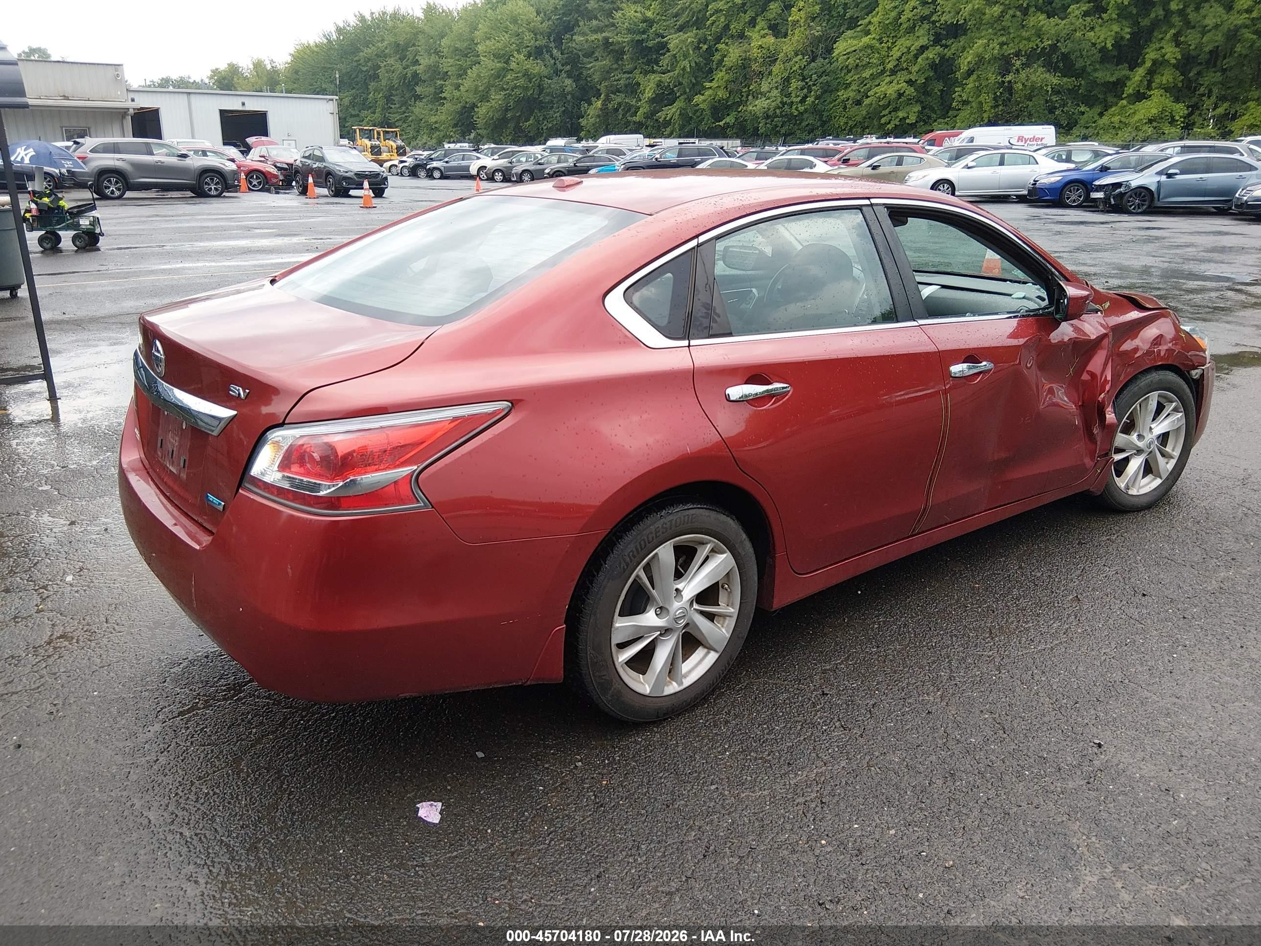 2014 Nissan Altima 2.5 Sv Red vin: 1N4AL3AP0EC184408