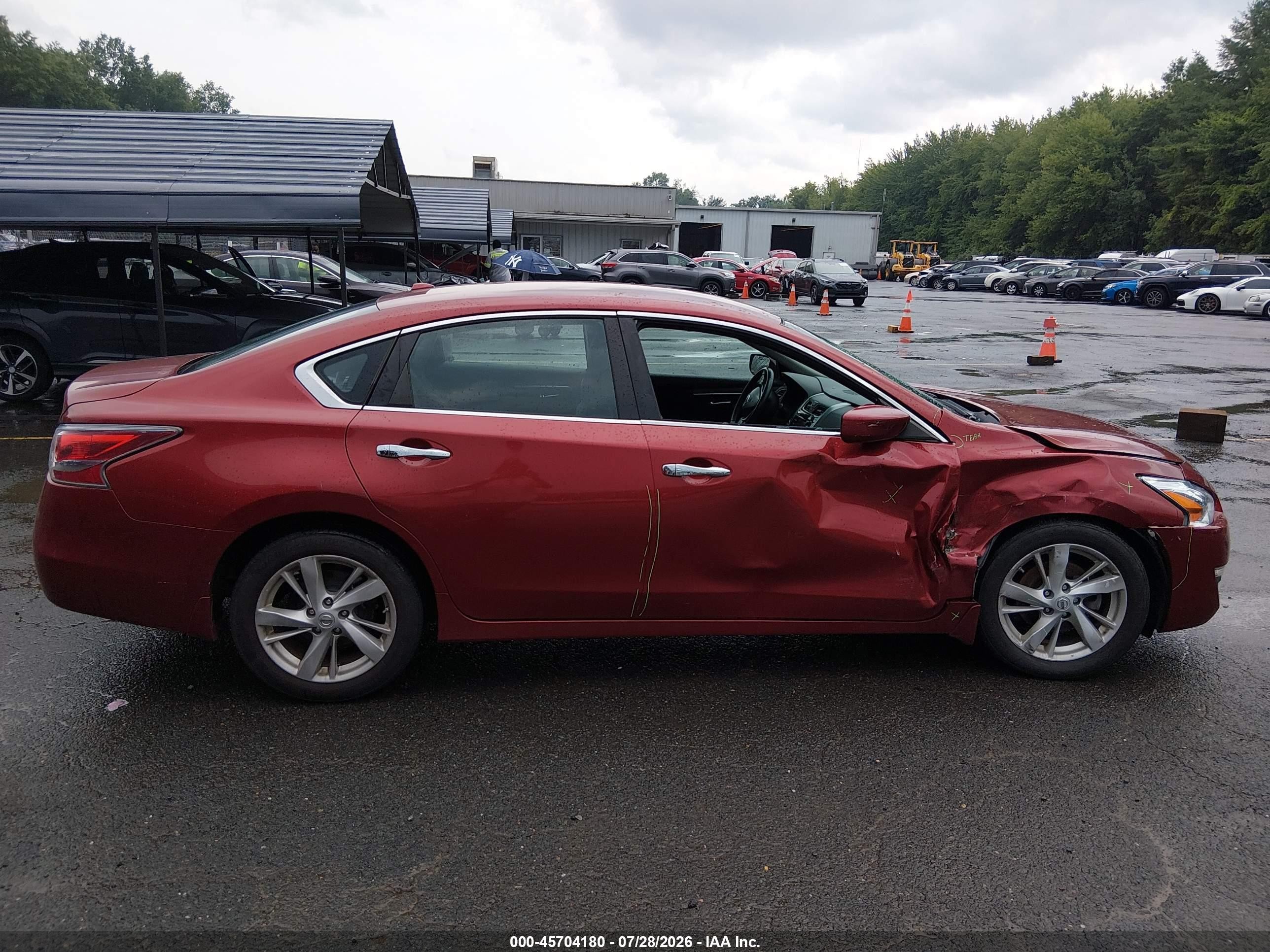 2014 Nissan Altima 2.5 Sv Red vin: 1N4AL3AP0EC184408