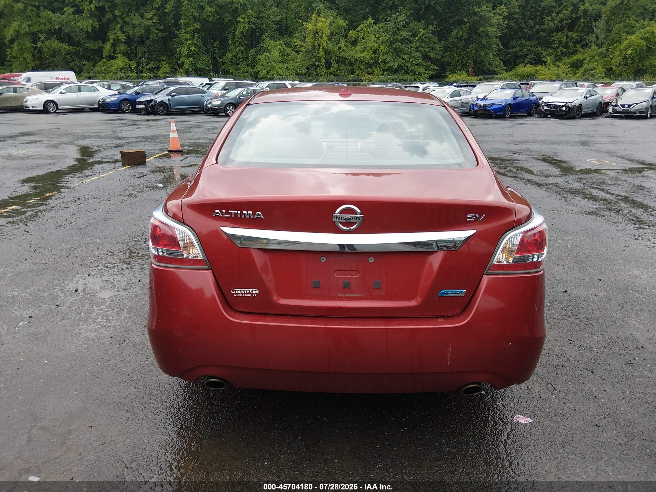 2014 Nissan Altima 2.5 Sv Red vin: 1N4AL3AP0EC184408