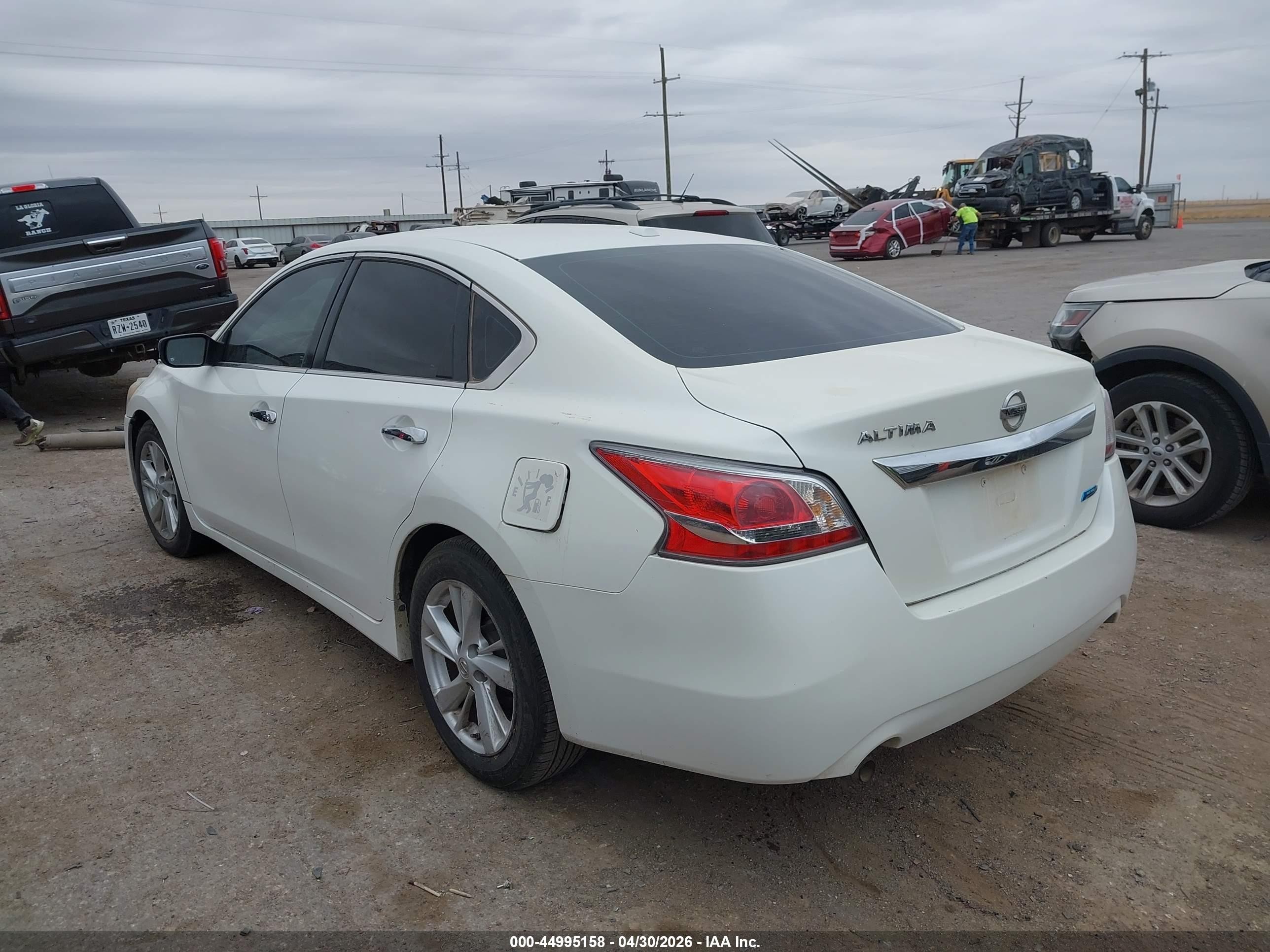 2014 Nissan Altima 2.5 Sv White vin: 1N4AL3AP0EC190760