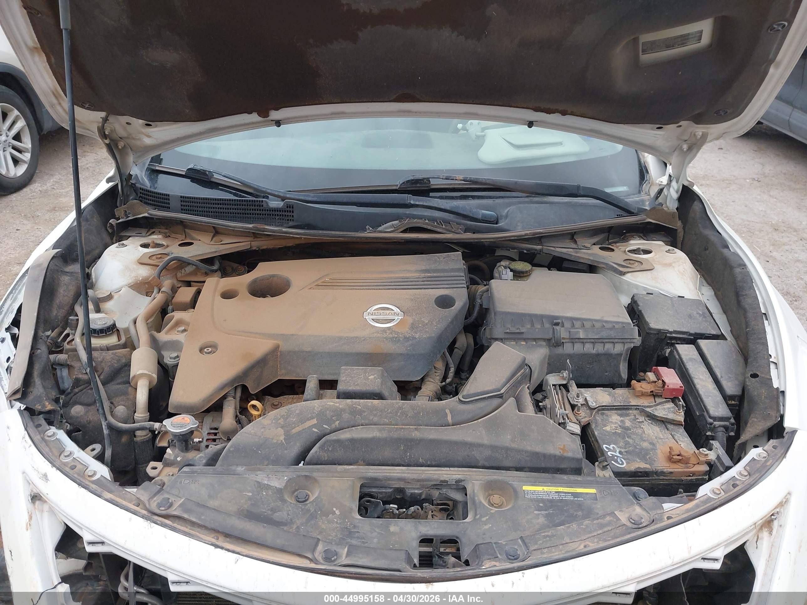 2014 Nissan Altima 2.5 Sv White vin: 1N4AL3AP0EC190760