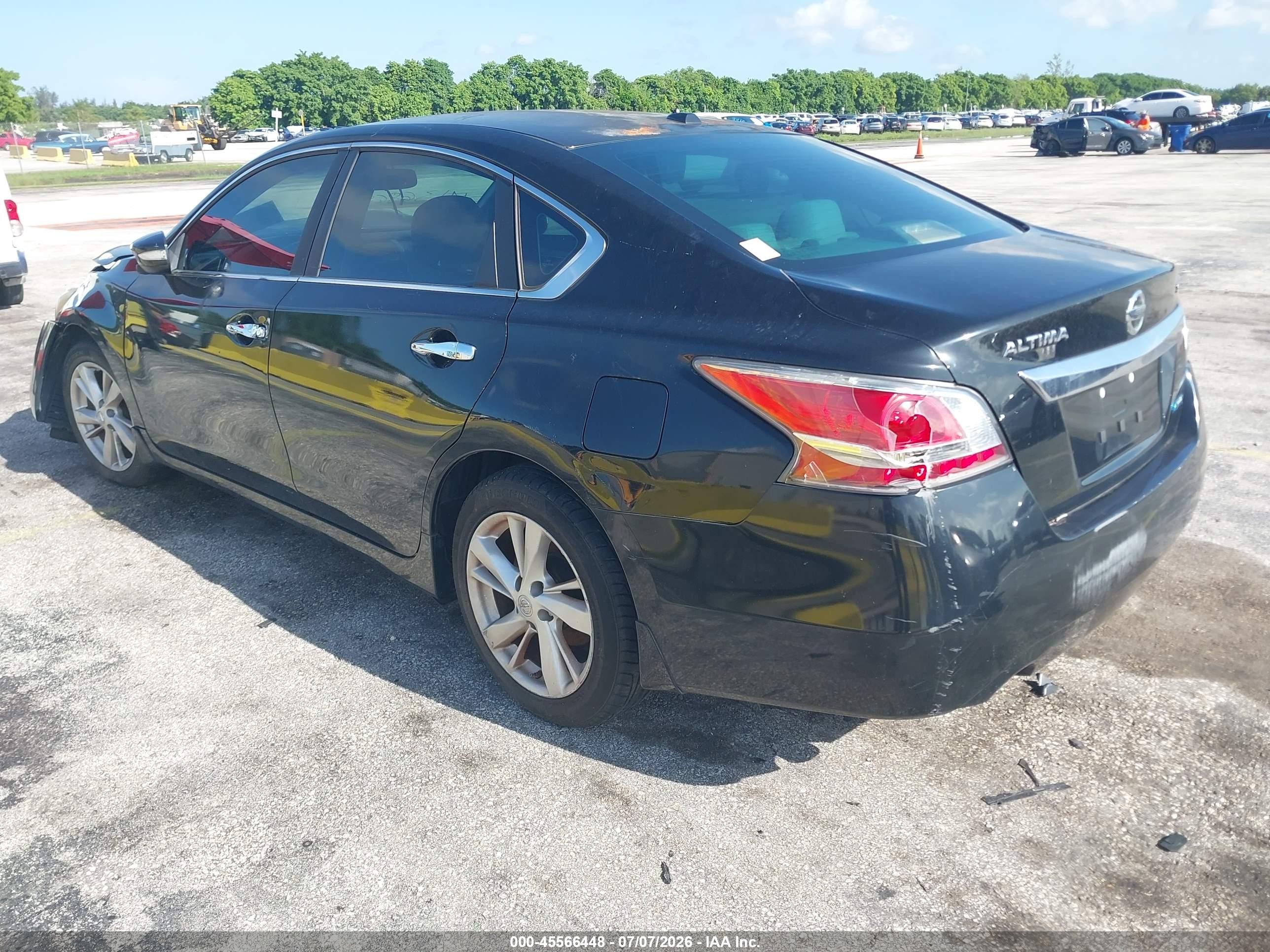 2014 Nissan Altima 2.5 Sv Black vin: 1N4AL3AP0EC202017