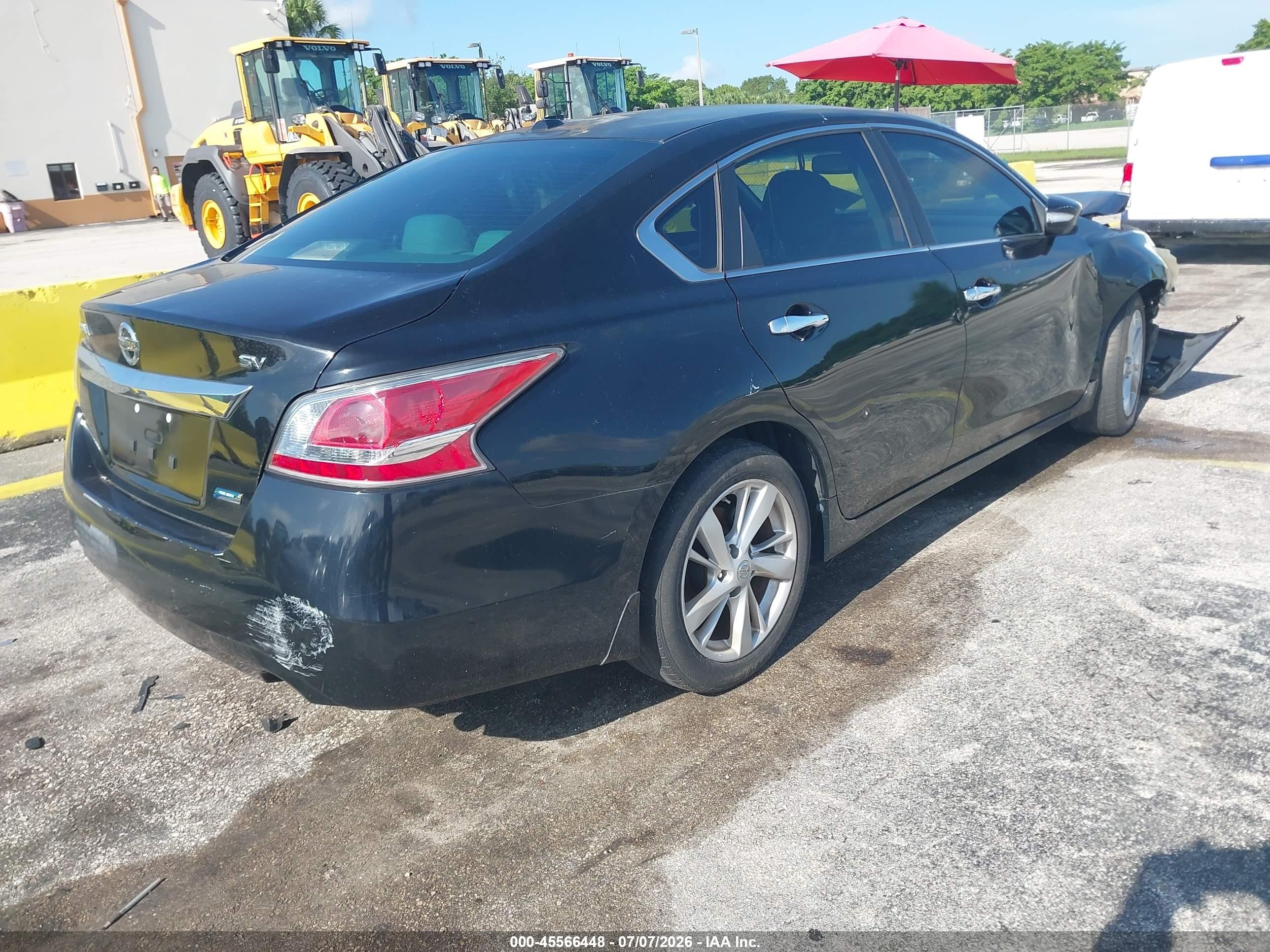 2014 Nissan Altima 2.5 Sv Black vin: 1N4AL3AP0EC202017