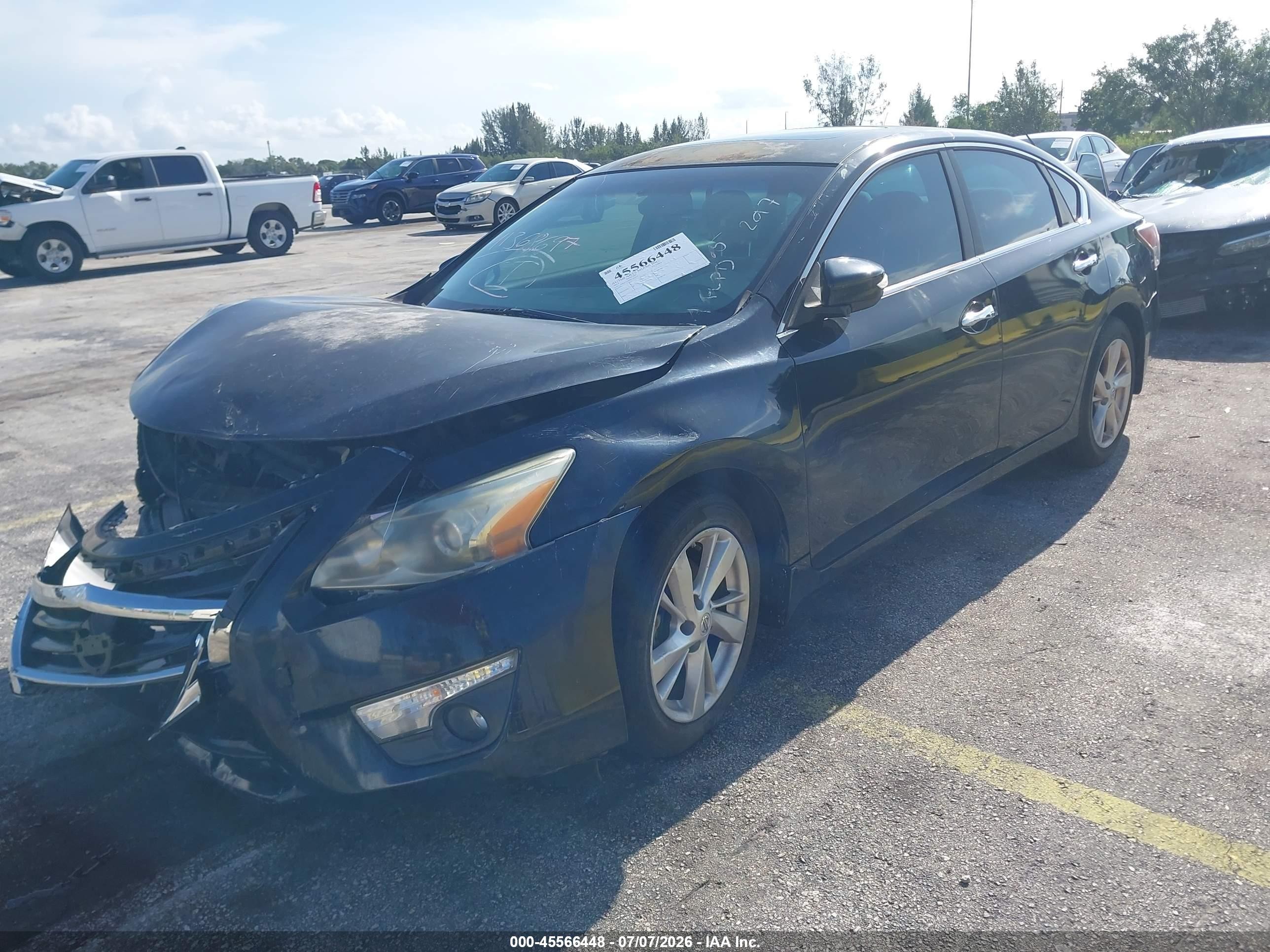 2014 Nissan Altima 2.5 Sv Black vin: 1N4AL3AP0EC202017