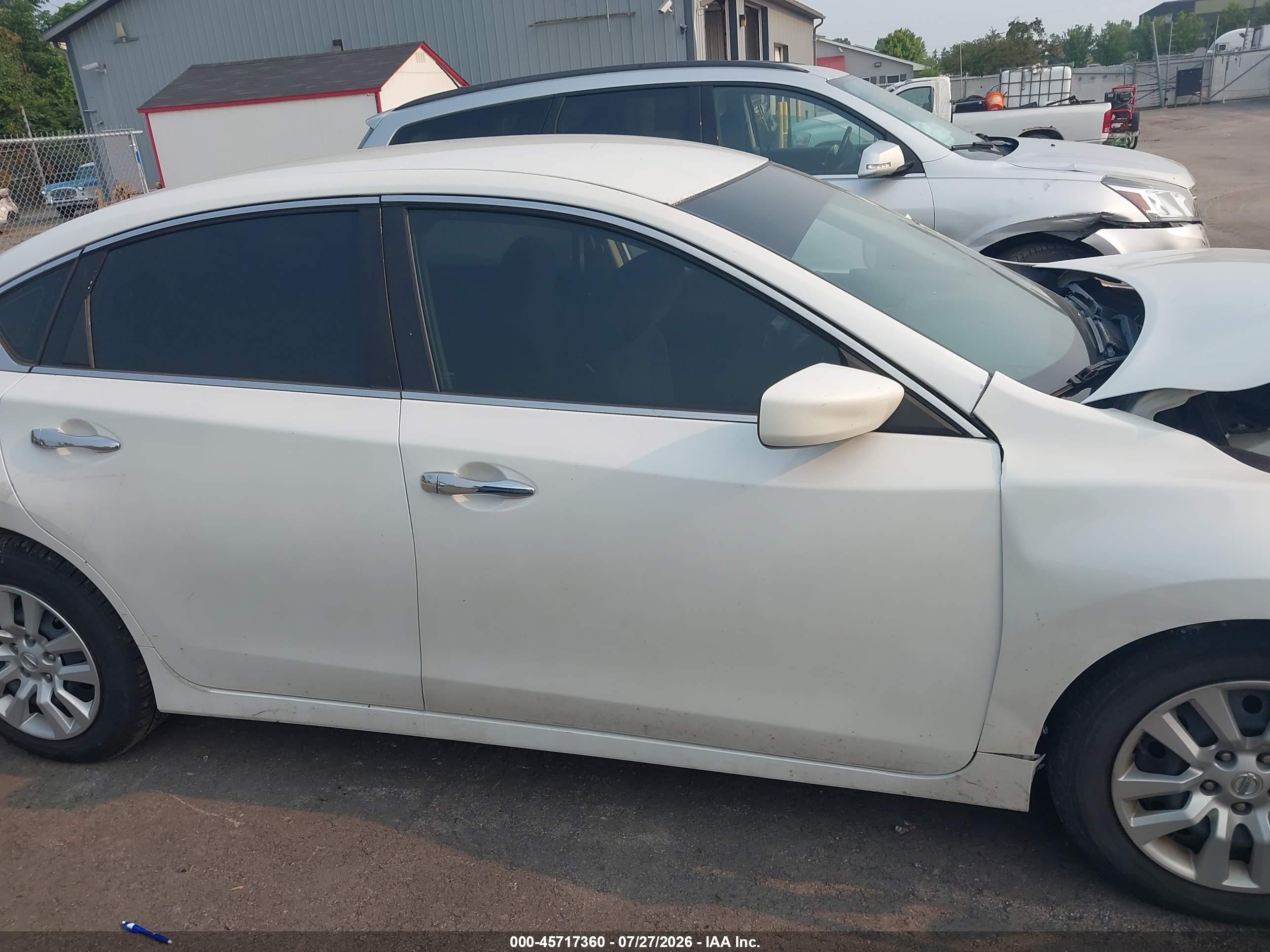 2014 Nissan Altima 2.5/2.5 S/2.5 Sl/2.5 Sv White vin: 1N4AL3AP0EC202180