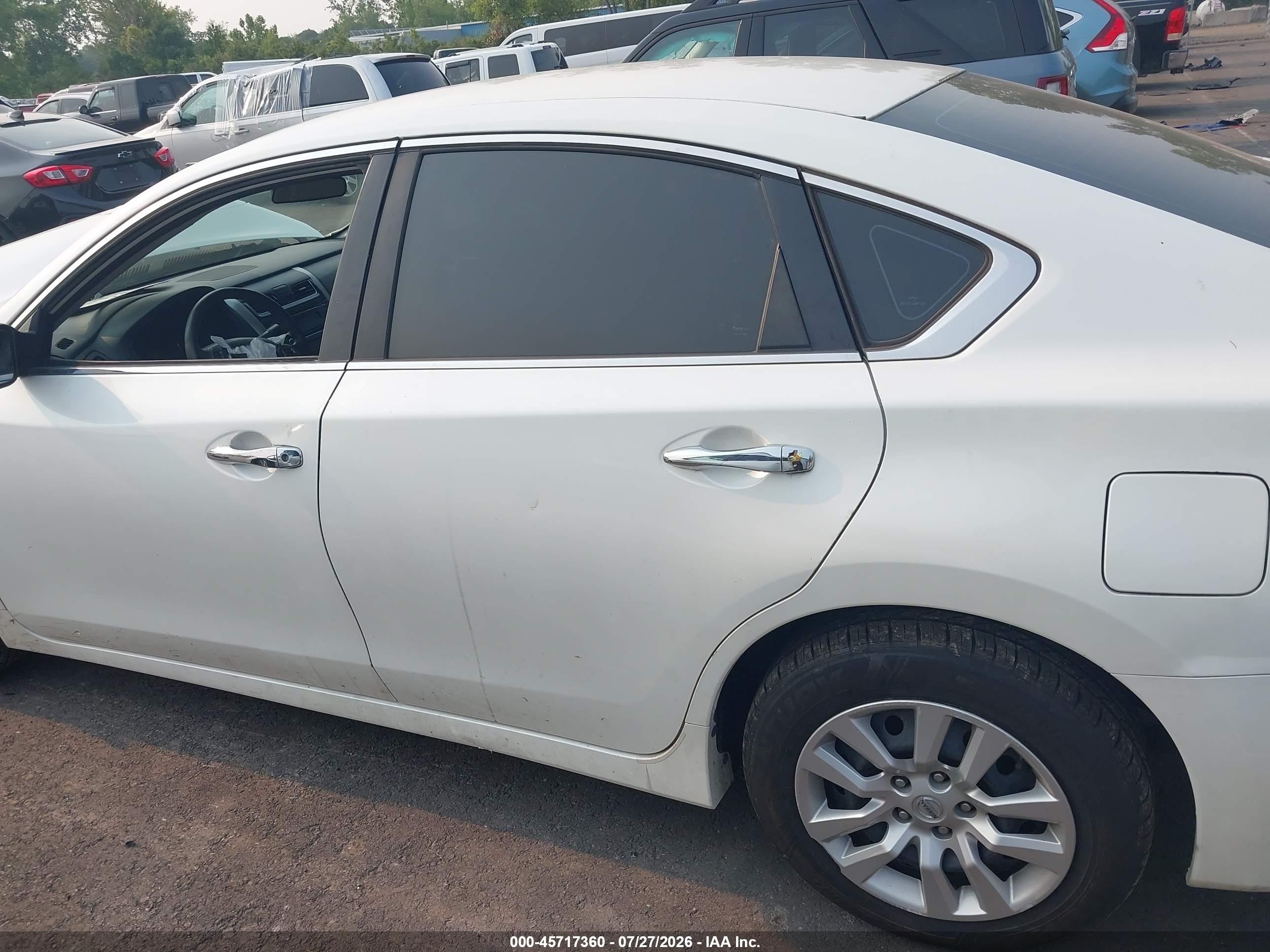 2014 Nissan Altima 2.5/2.5 S/2.5 Sl/2.5 Sv White vin: 1N4AL3AP0EC202180