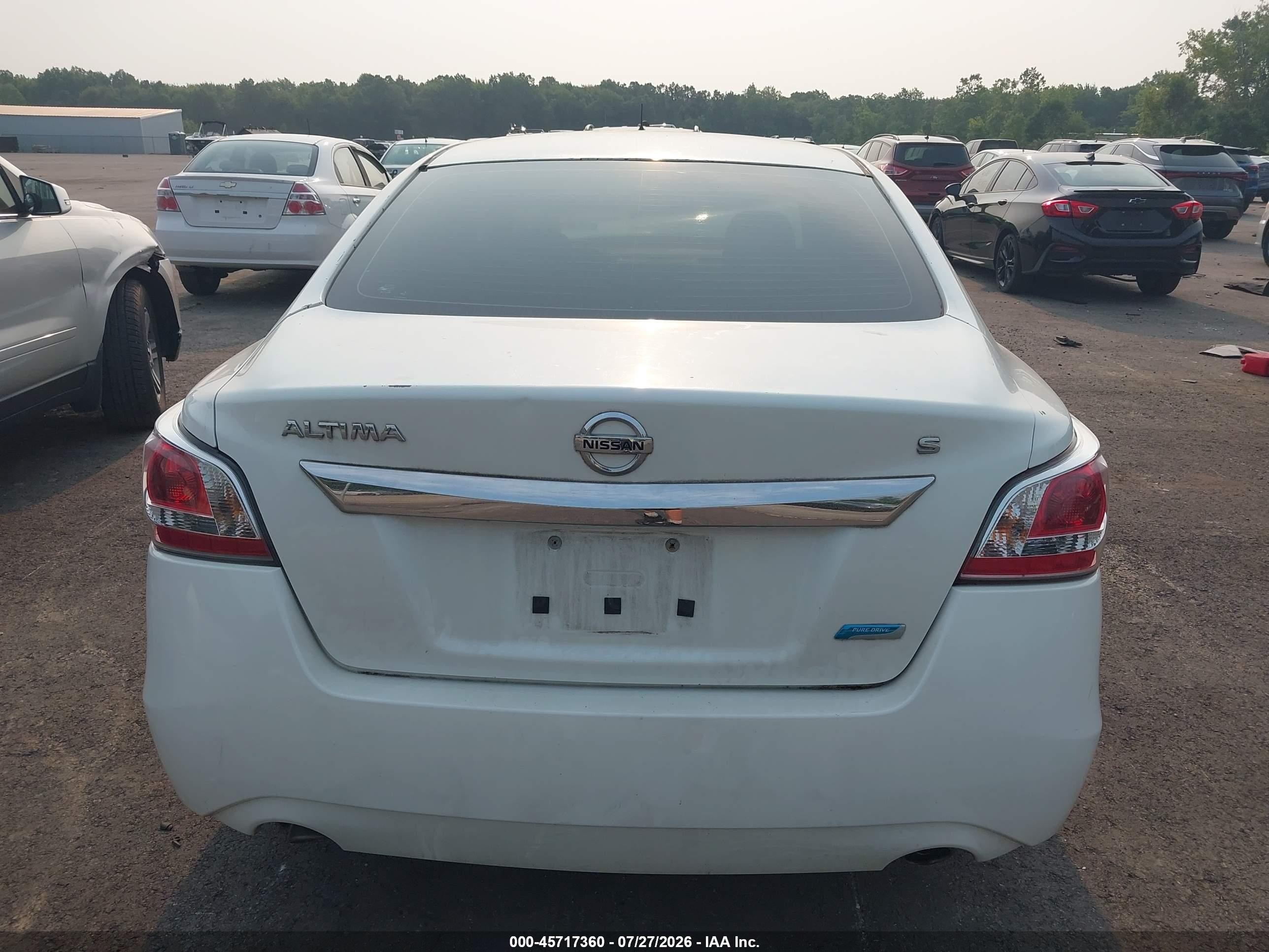 2014 Nissan Altima 2.5/2.5 S/2.5 Sl/2.5 Sv White vin: 1N4AL3AP0EC202180