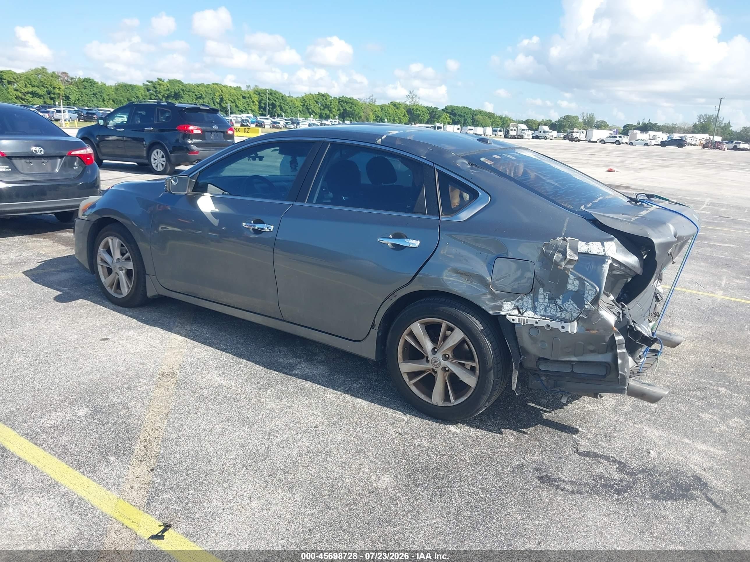 2014 Nissan Altima 2.5 Sv Gray vin: 1N4AL3AP0EC268583