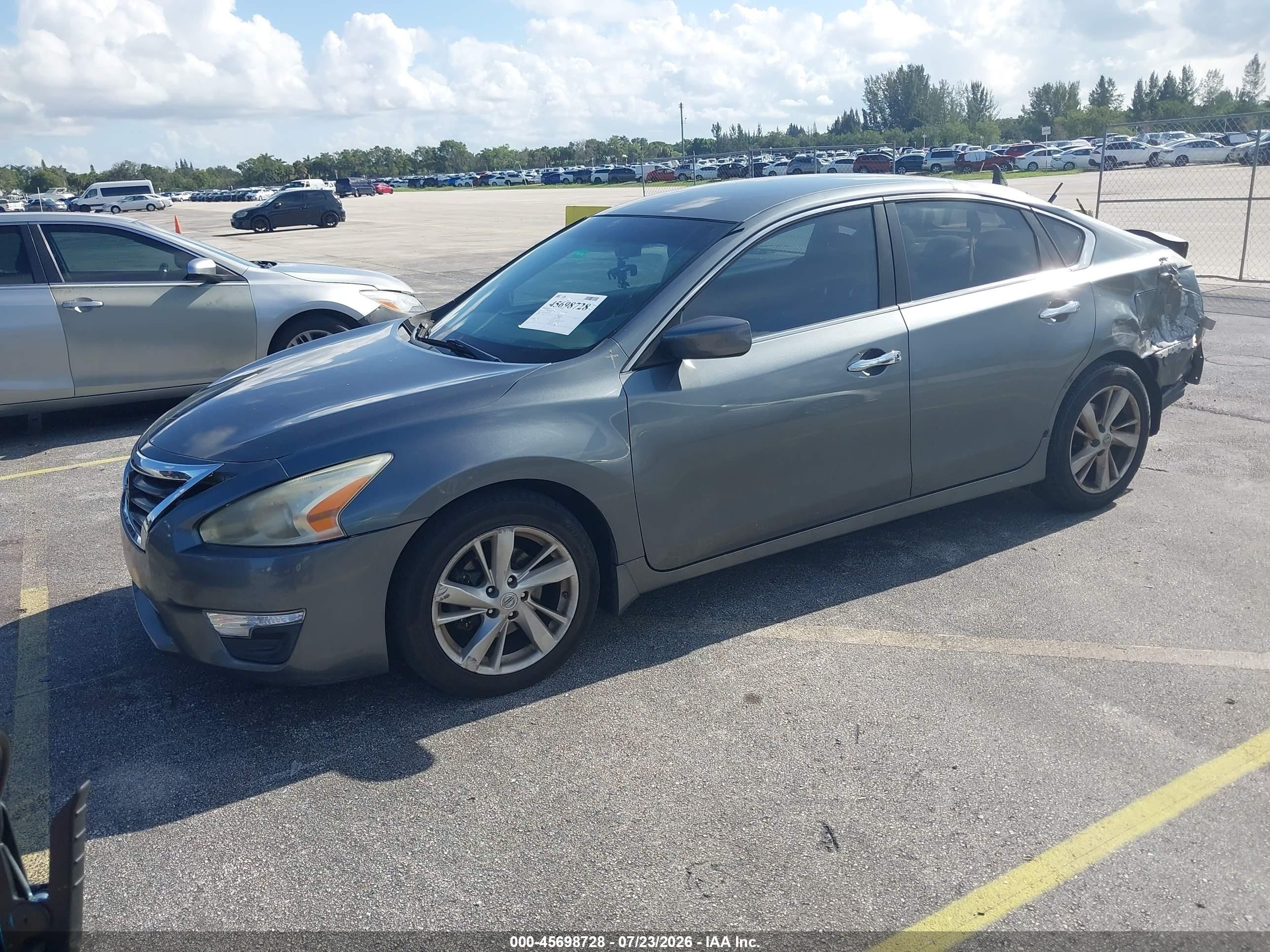 2014 Nissan Altima 2.5 Sv Gray vin: 1N4AL3AP0EC268583