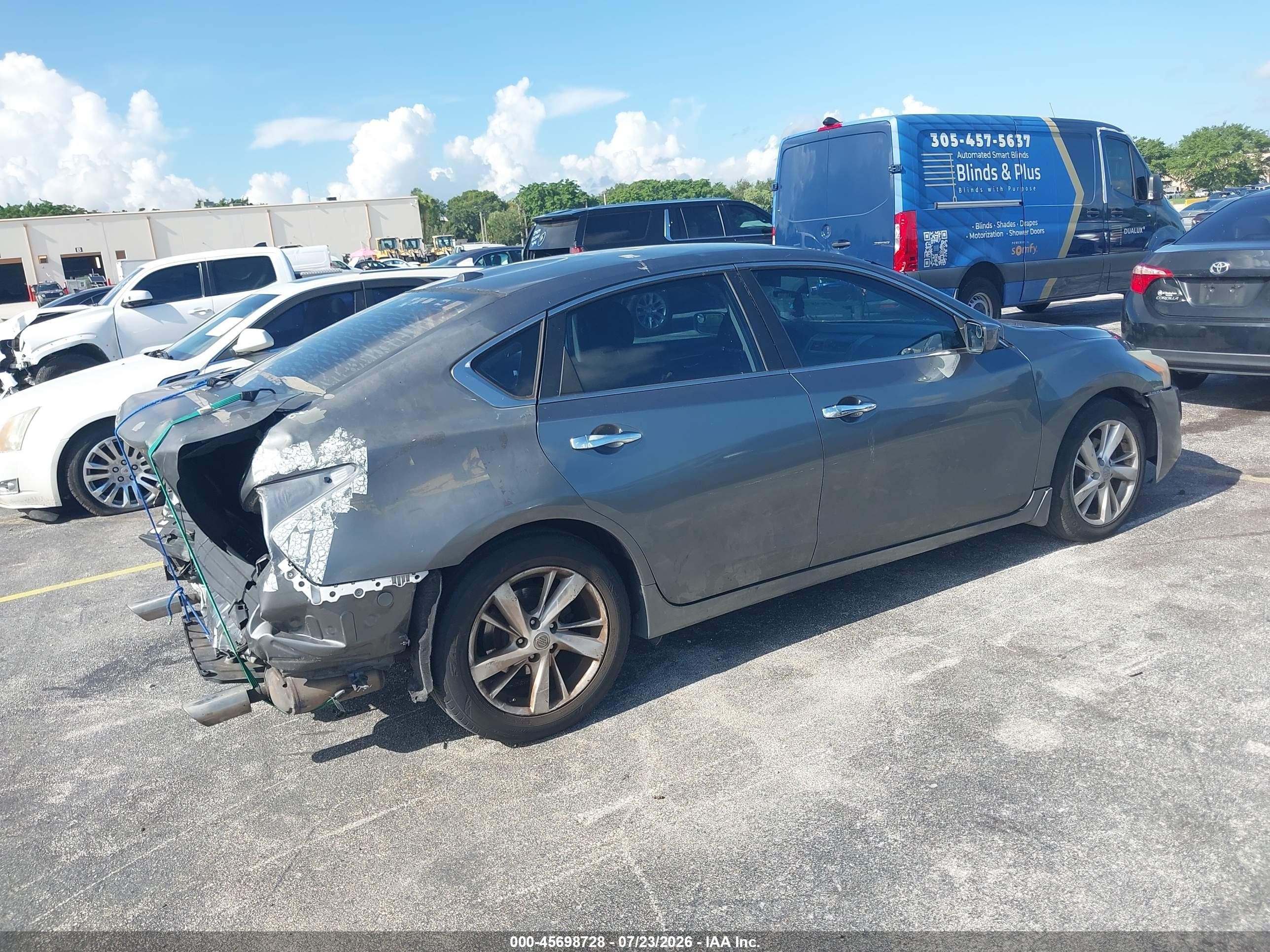 2014 Nissan Altima 2.5 Sv Gray vin: 1N4AL3AP0EC268583