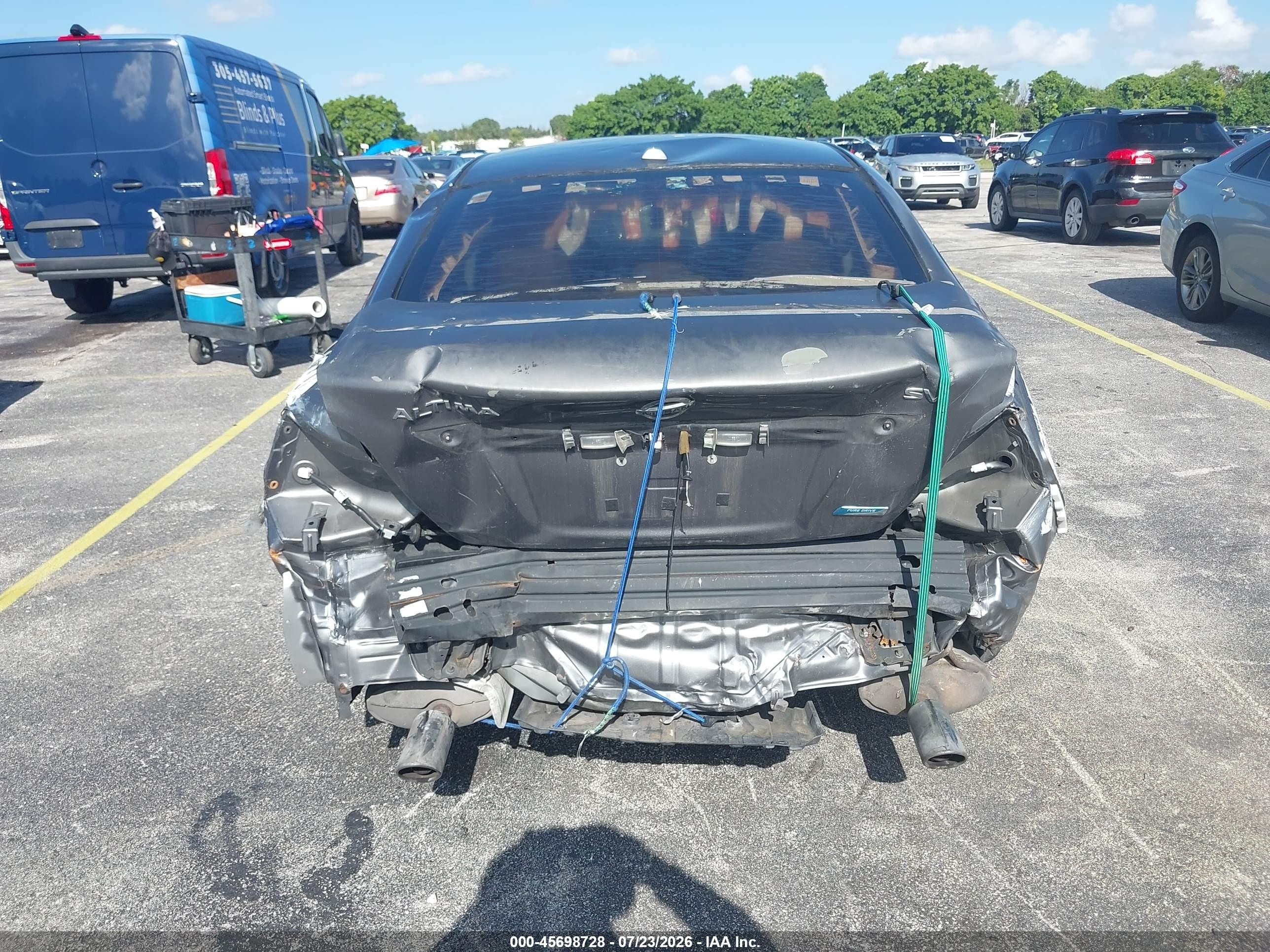 2014 Nissan Altima 2.5 Sv Gray vin: 1N4AL3AP0EC268583