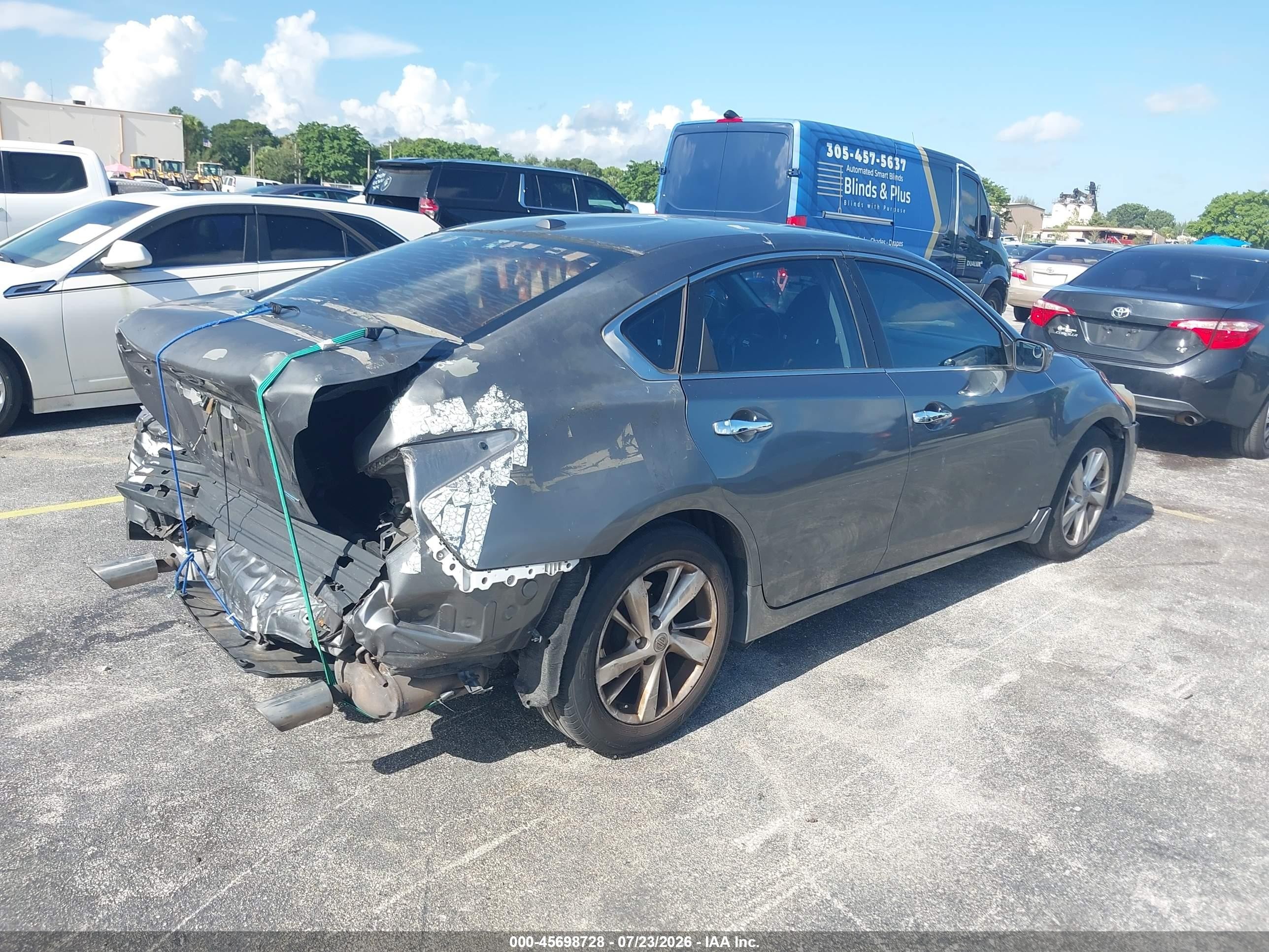 2014 Nissan Altima 2.5 Sv Gray vin: 1N4AL3AP0EC268583