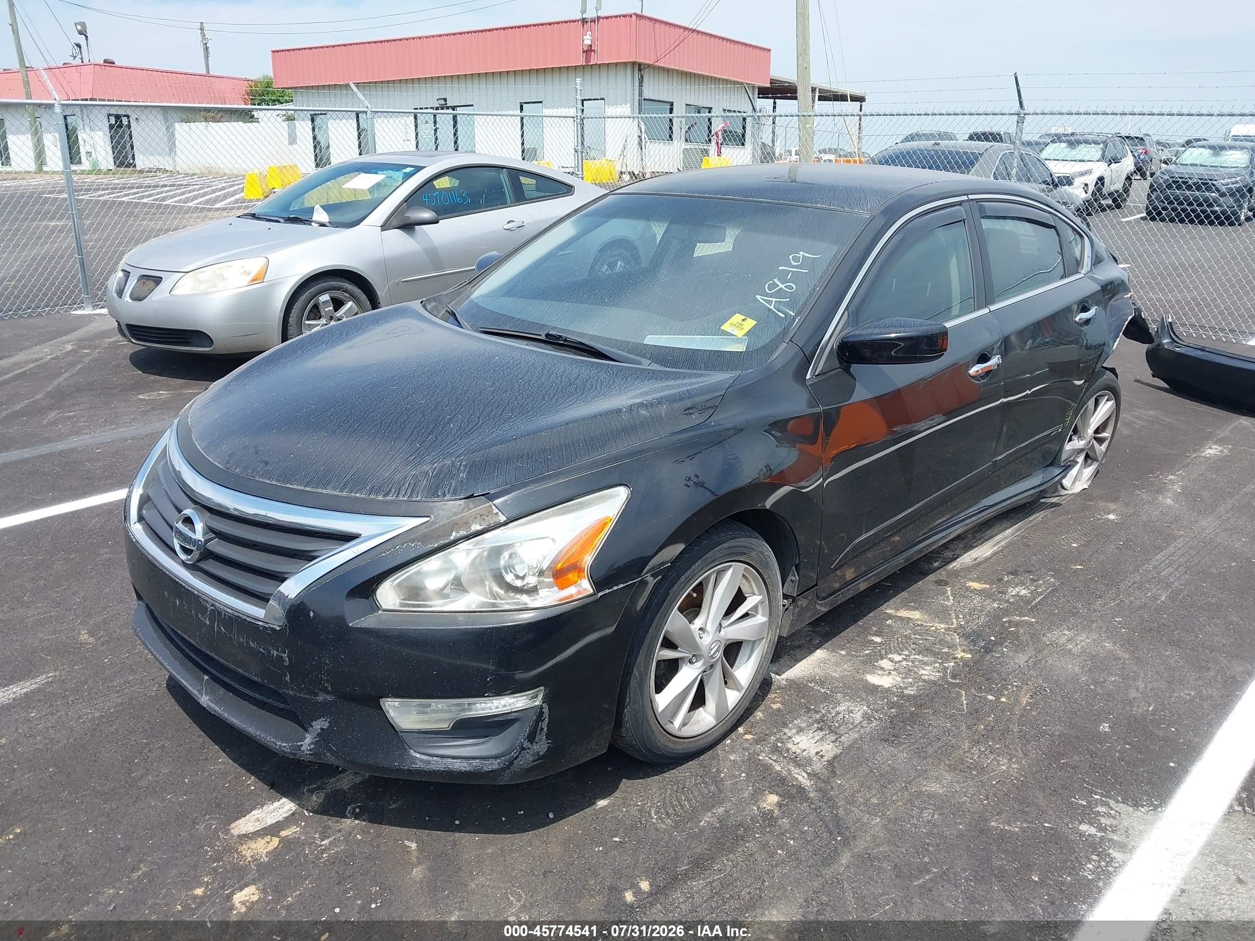 2014 Nissan Altima 2.5 Sv Black vin: 1N4AL3AP0EC285996