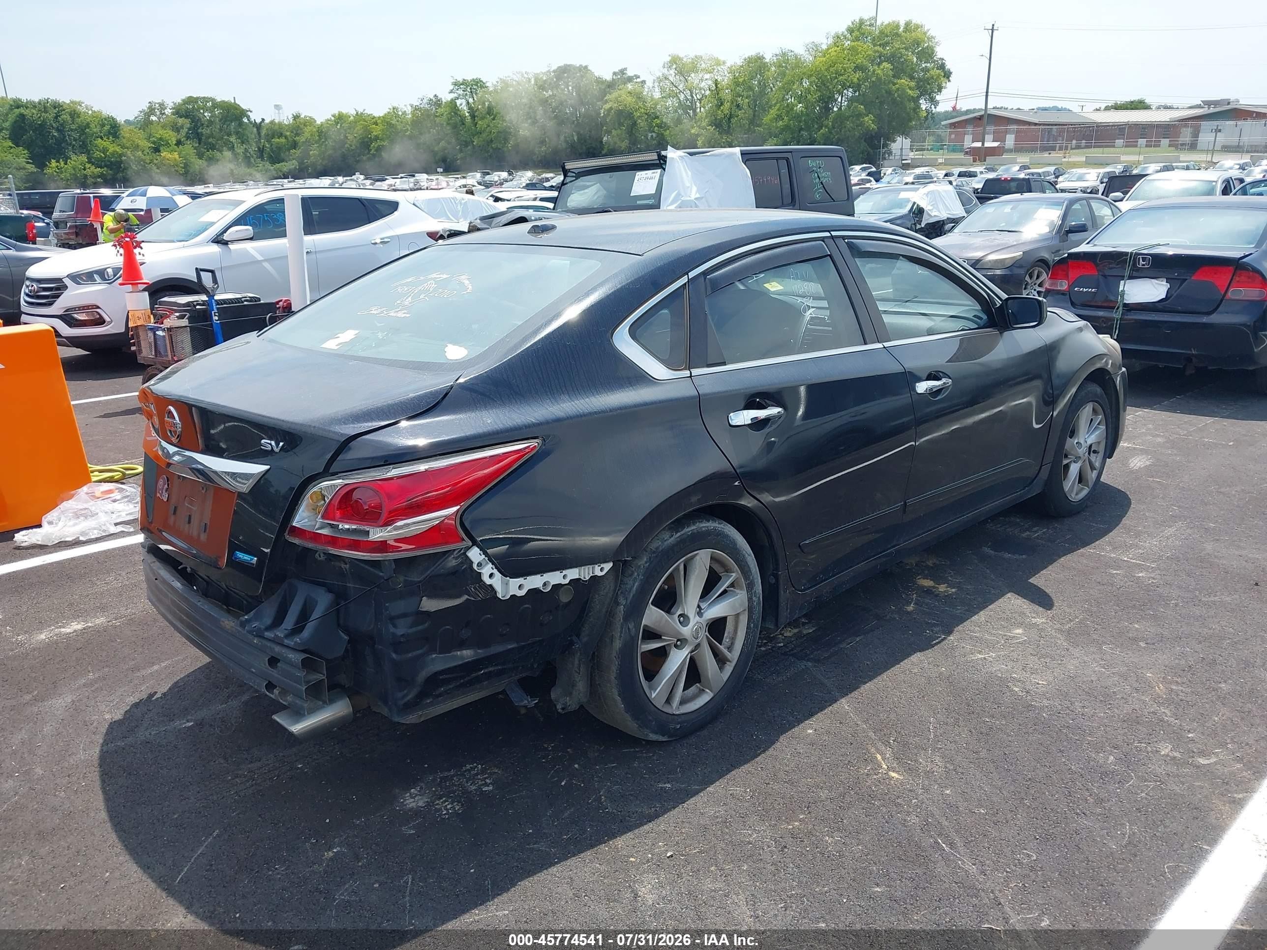 2014 Nissan Altima 2.5 Sv Black vin: 1N4AL3AP0EC285996