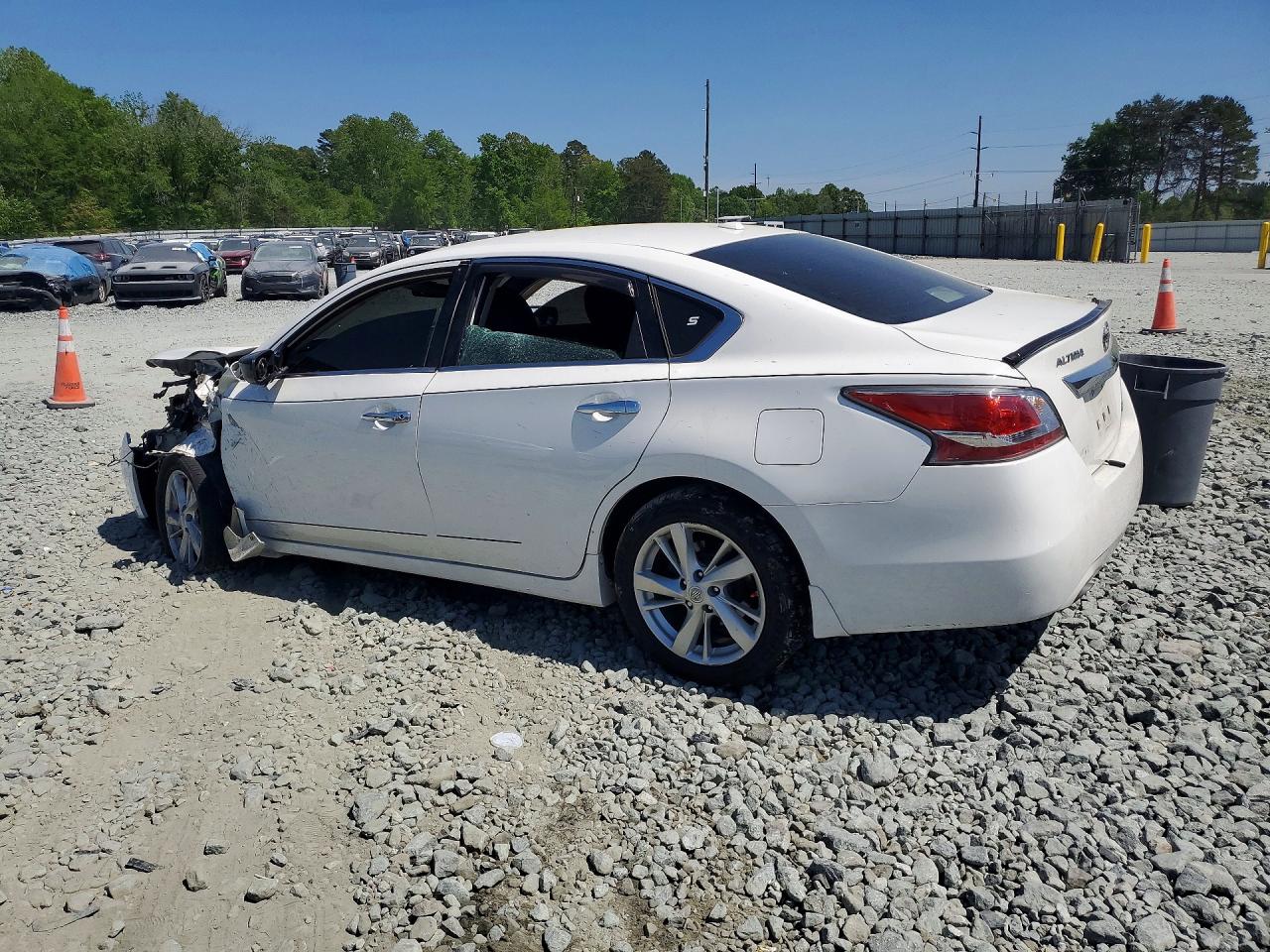 2014 Nissan Altima 2.5 Sv White vin: 1N4AL3AP0EC287814