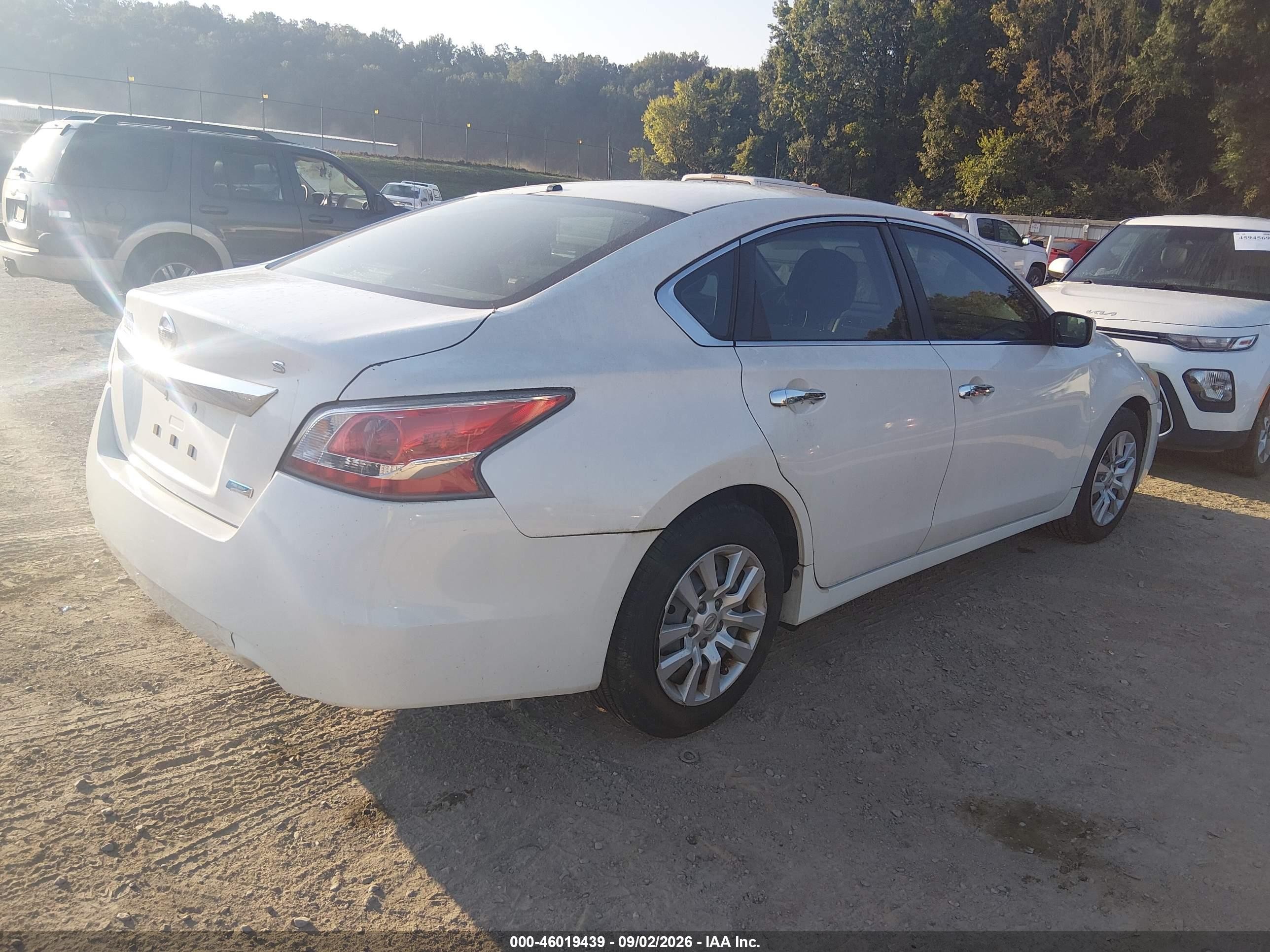 2014 Nissan Altima 2.5/2.5 S/2.5 Sl/2.5 Sv White vin: 1N4AL3AP0EC290003