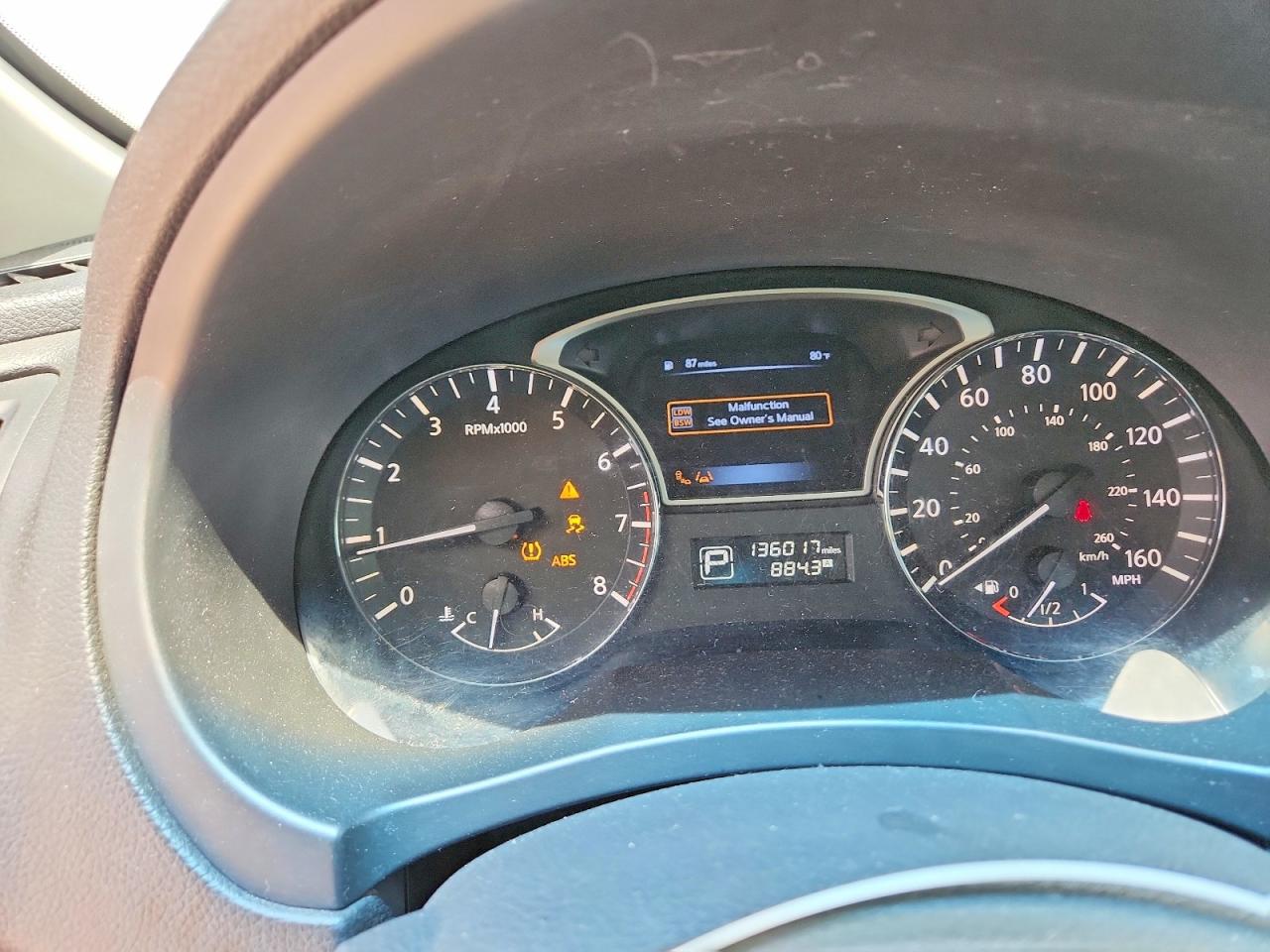 2014 Nissan Altima 2.5 Sl Gray vin: 1N4AL3AP0EC317023