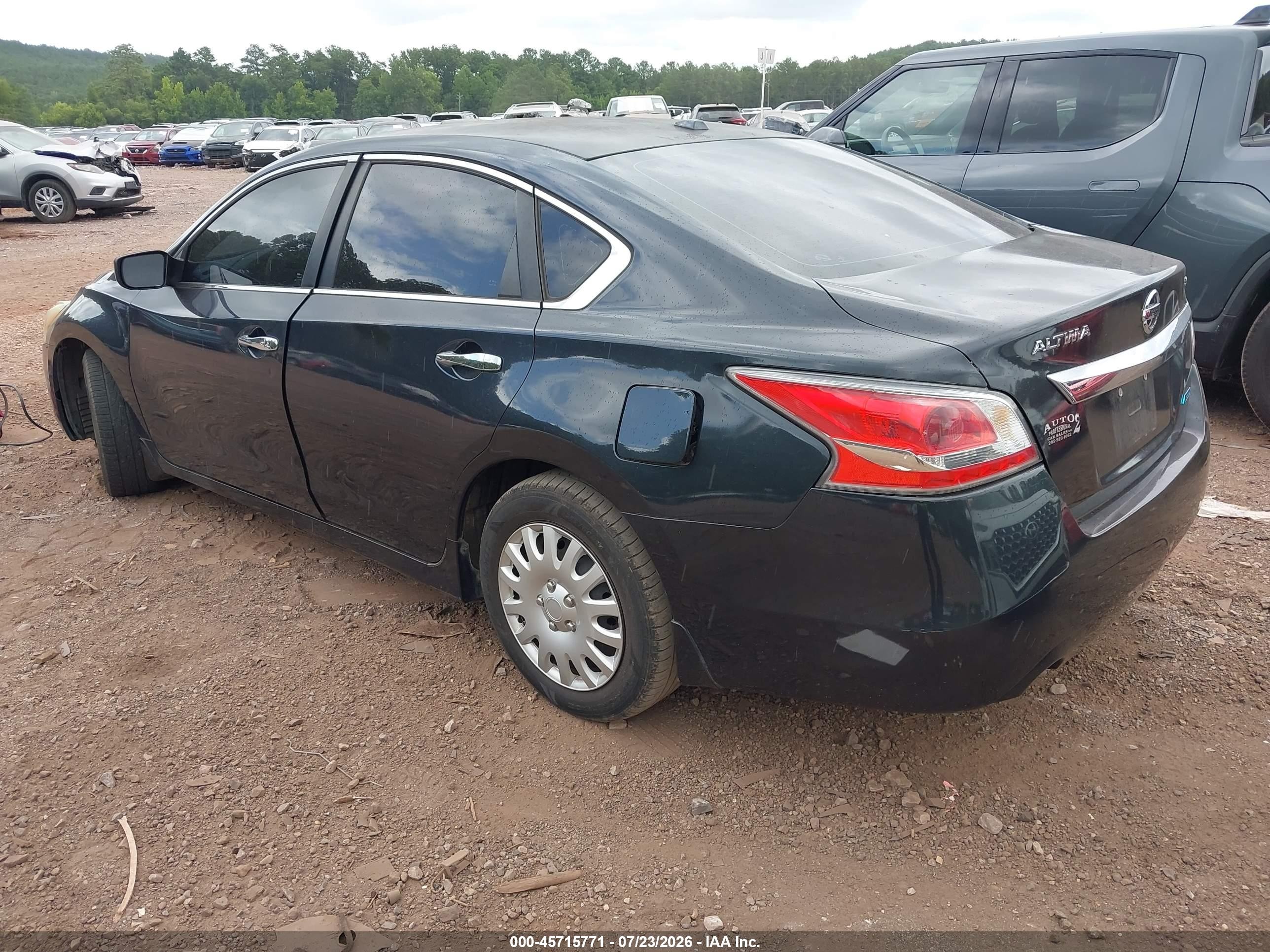 2014 Nissan Altima 2.5 S Black vin: 1N4AL3AP0EC320861