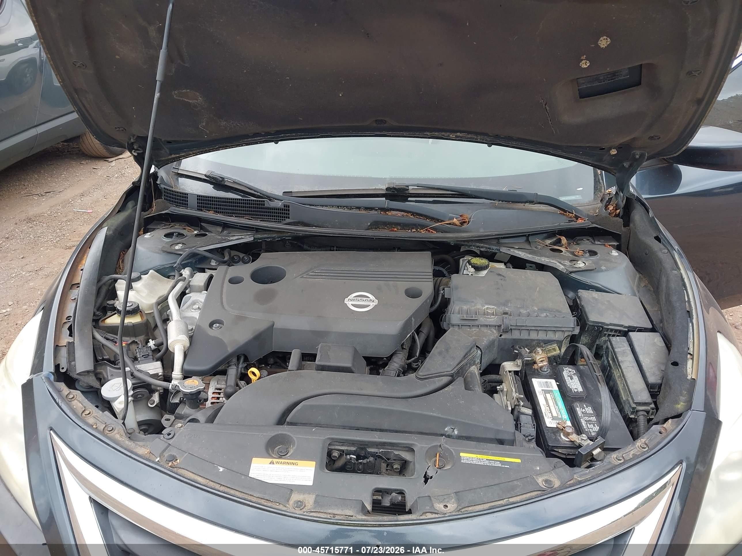 2014 Nissan Altima 2.5 S Black vin: 1N4AL3AP0EC320861