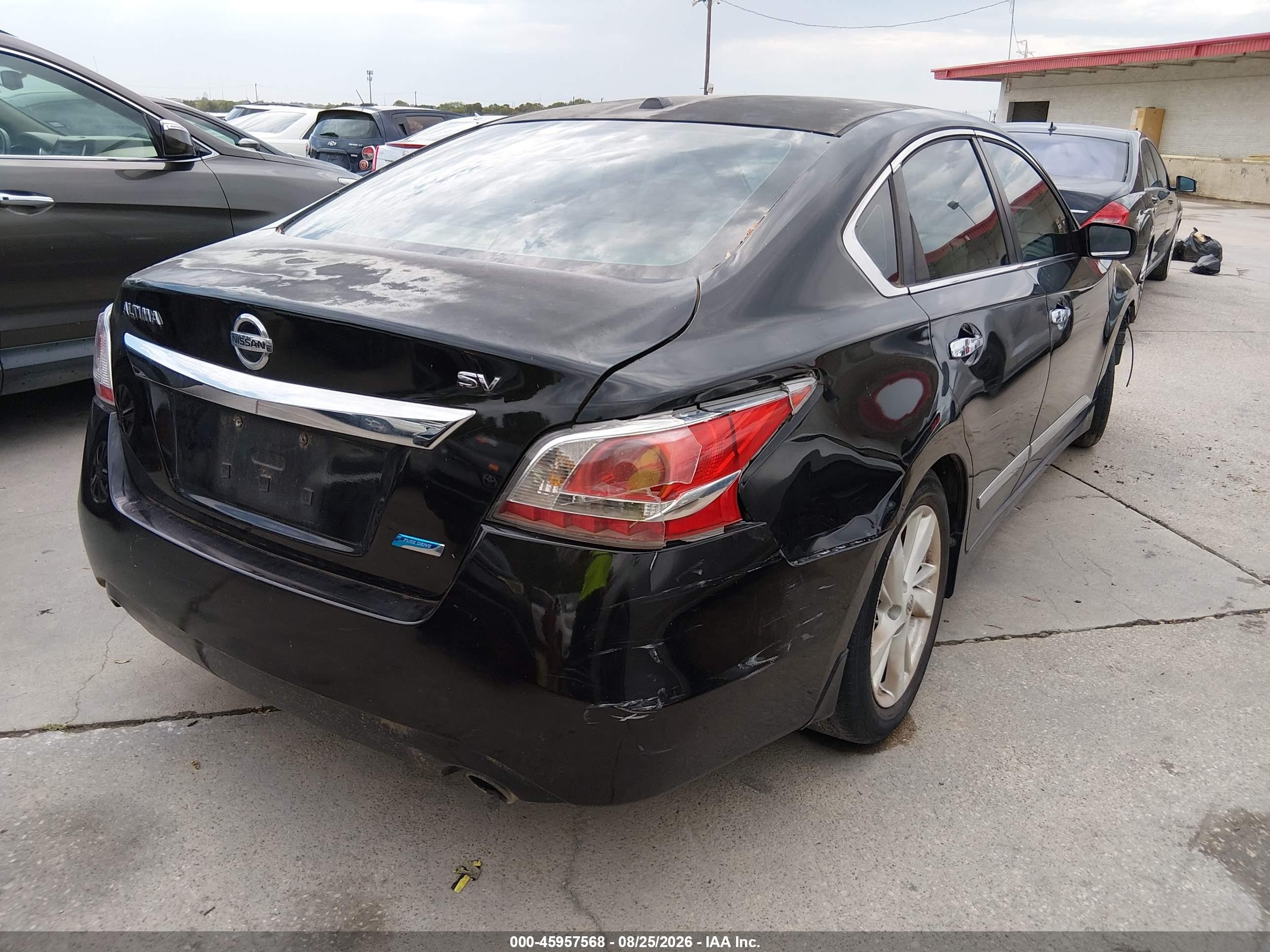 2014 Nissan Altima 2.5 Sv Black vin: 1N4AL3AP0EC328250