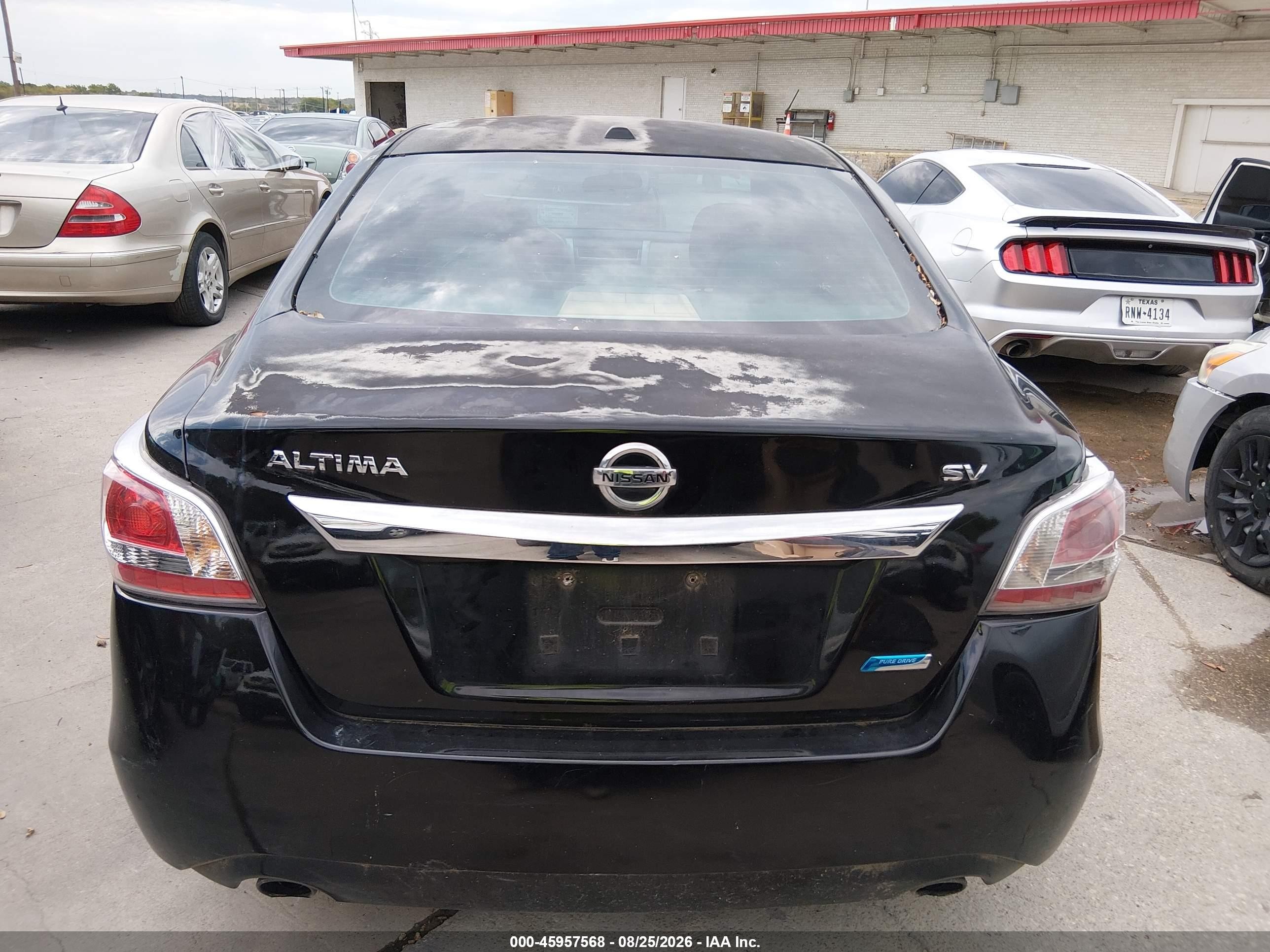 2014 Nissan Altima 2.5 Sv Black vin: 1N4AL3AP0EC328250