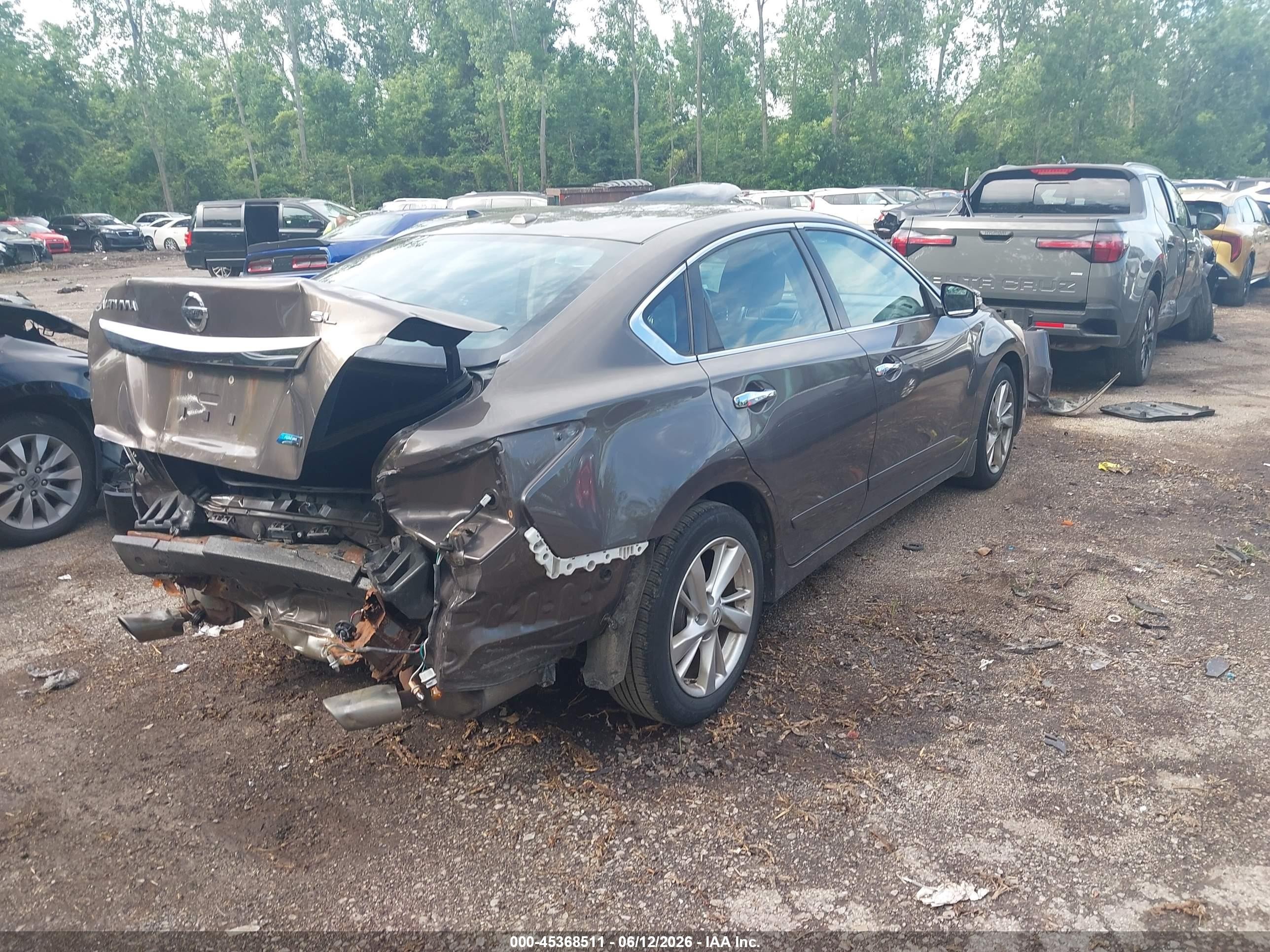 2014 Nissan Altima 2.5 Sl Brown vin: 1N4AL3AP0EC401570