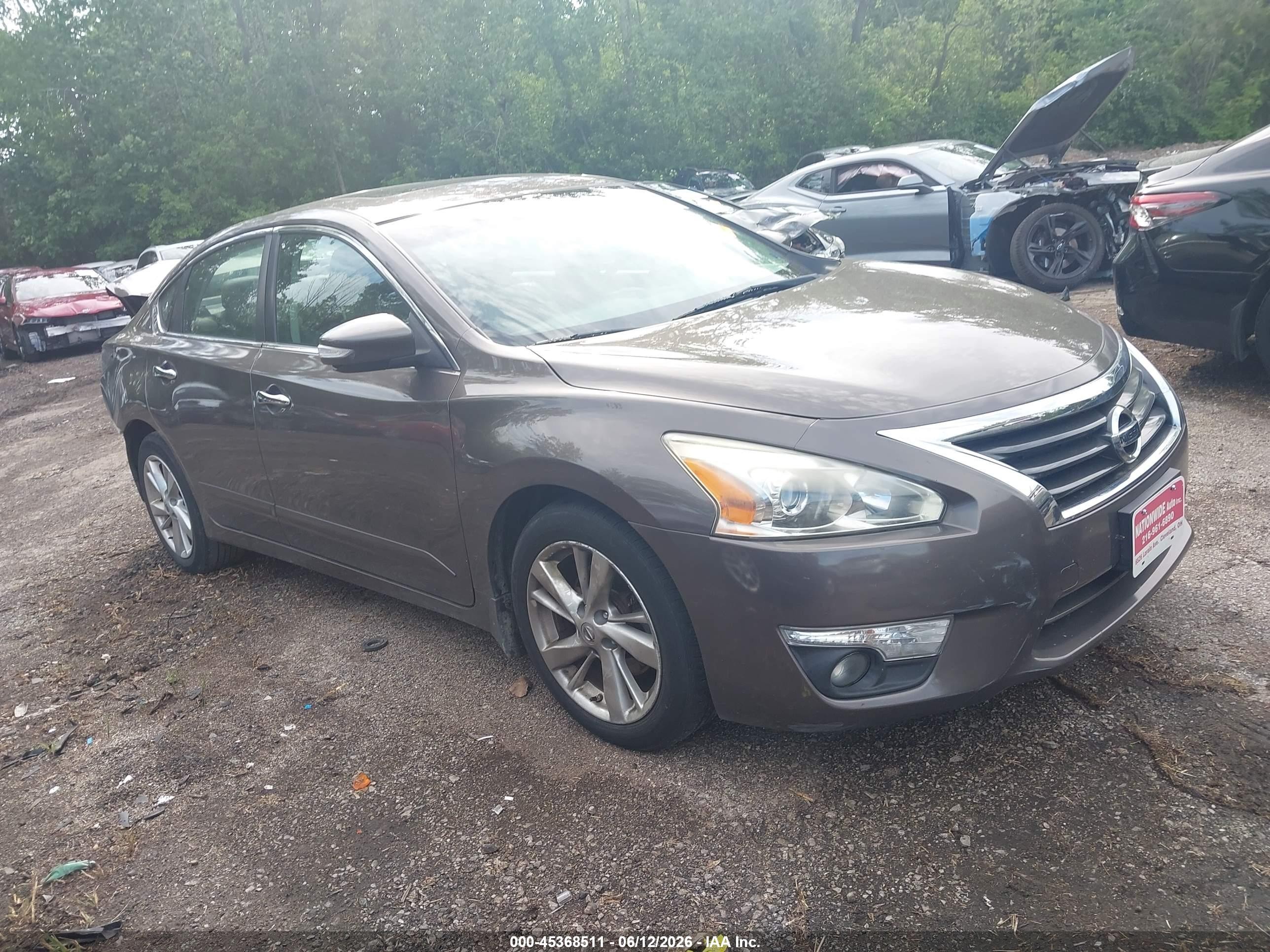 2014 Nissan Altima 2.5 Sl Brown vin: 1N4AL3AP0EC401570
