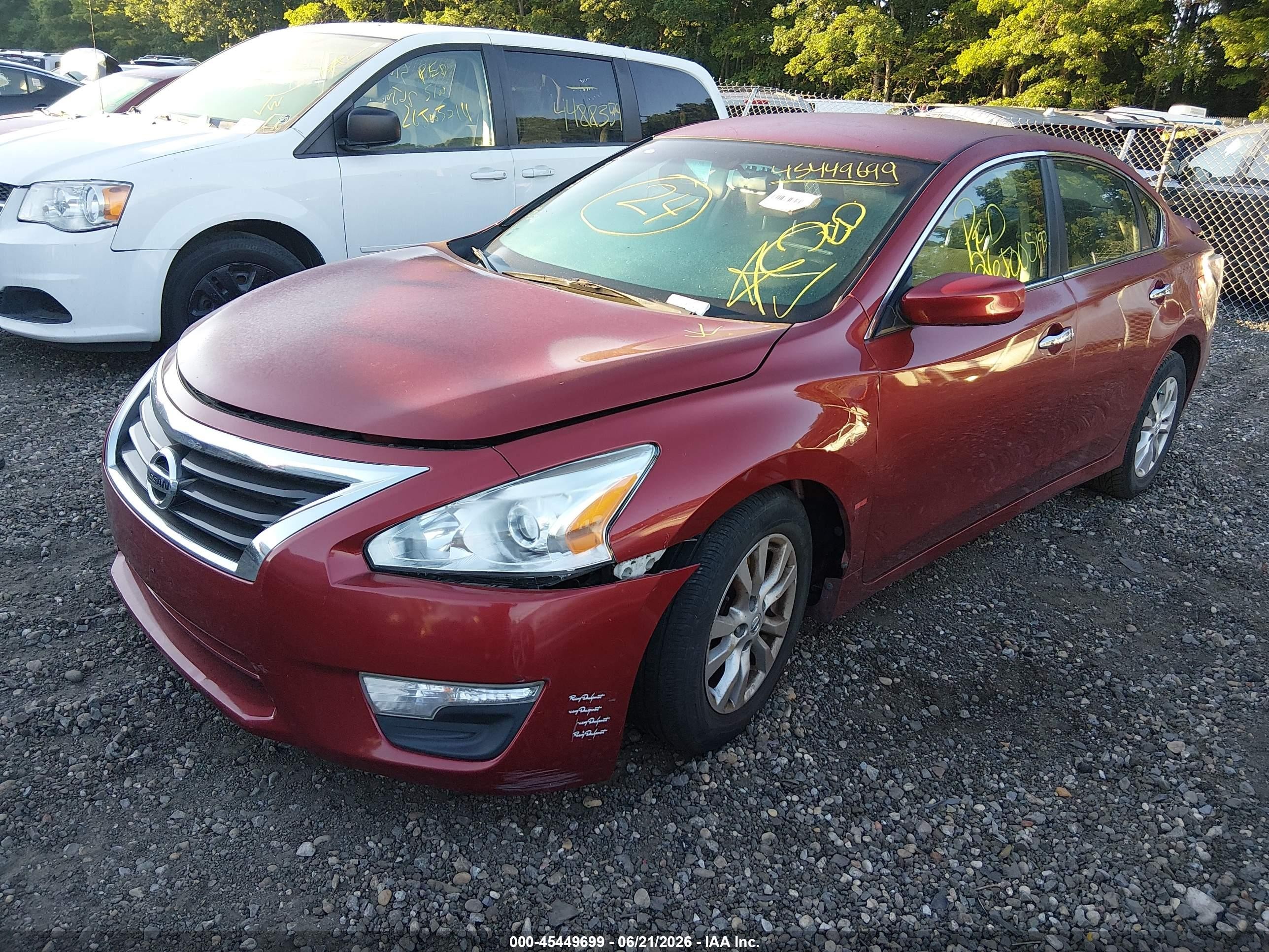 2014 Nissan Altima 2.5/2.5 S/2.5 Sl/2.5 Sv Red vin: 1N4AL3AP0EC401729