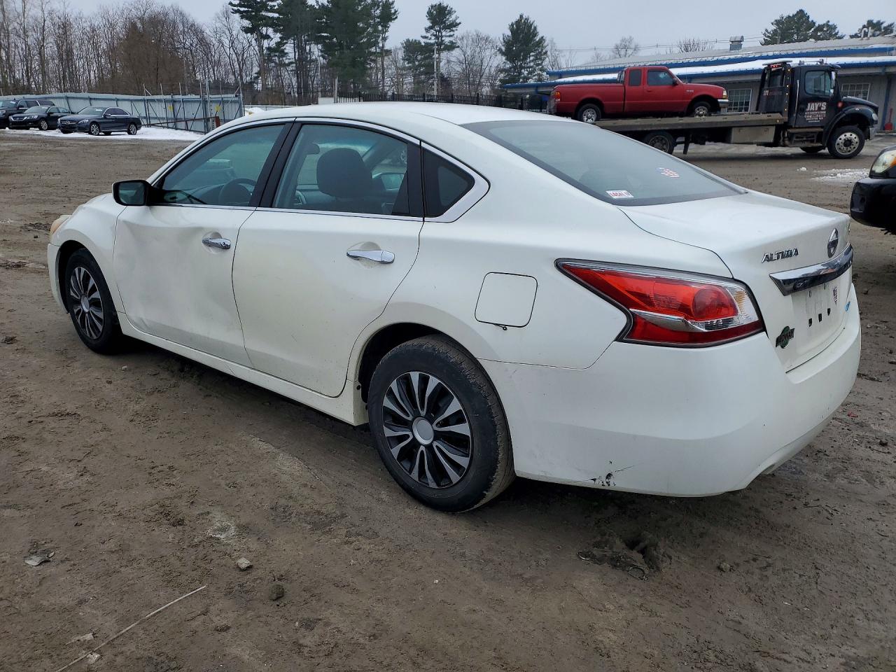 2014 Niss Altima 2.5 Белый vin: 1N4AL3AP0EC405716