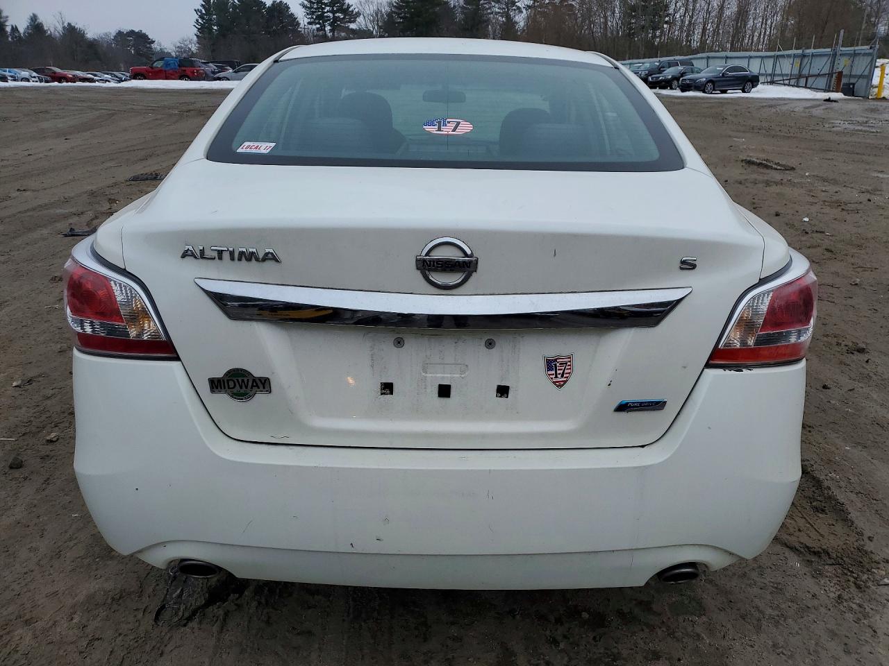 2014 Niss Altima 2.5 Белый vin: 1N4AL3AP0EC405716