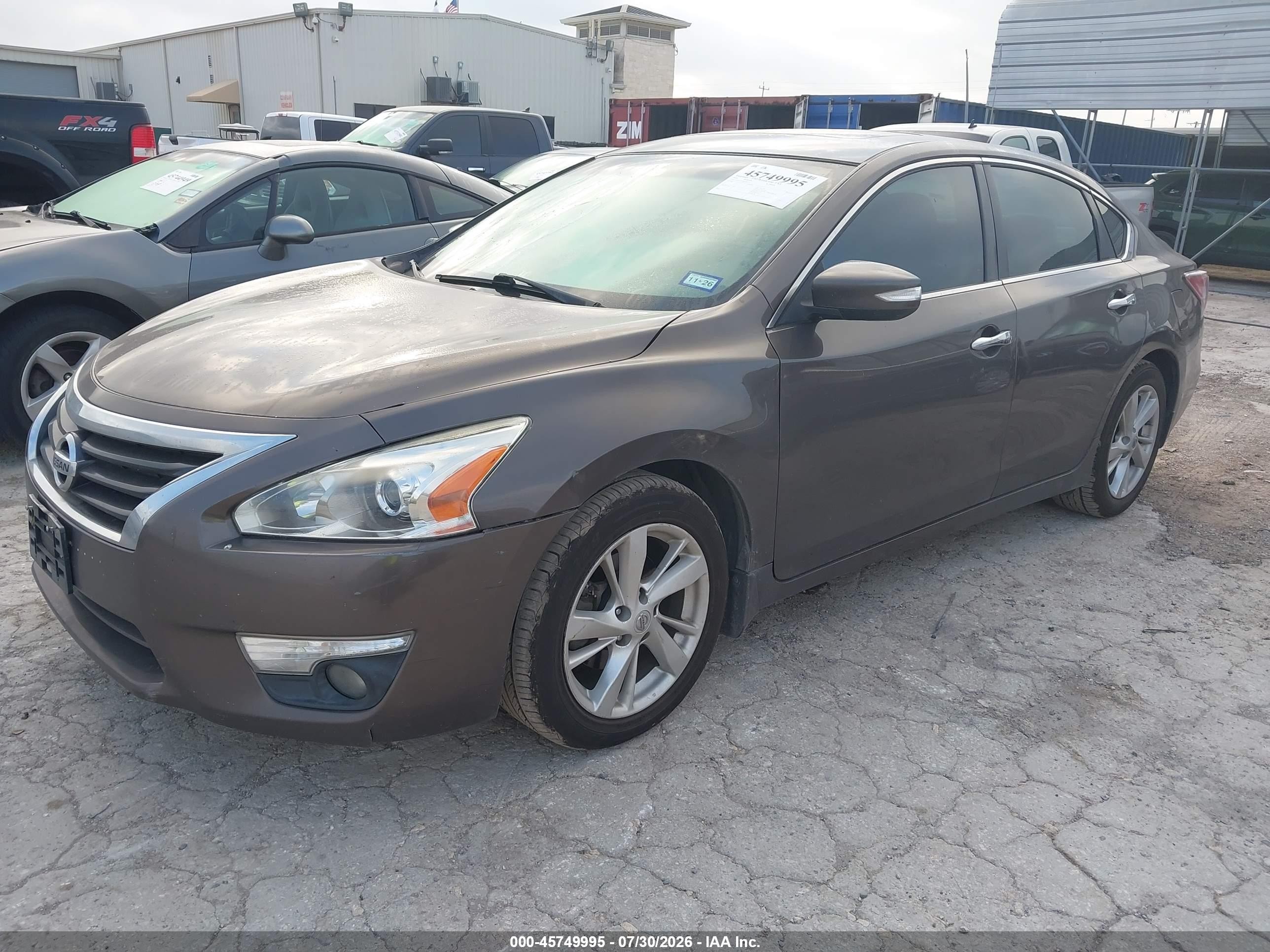 2014 Nissan Altima 2.5 Sv Коричневый vin: 1N4AL3AP0EC410124