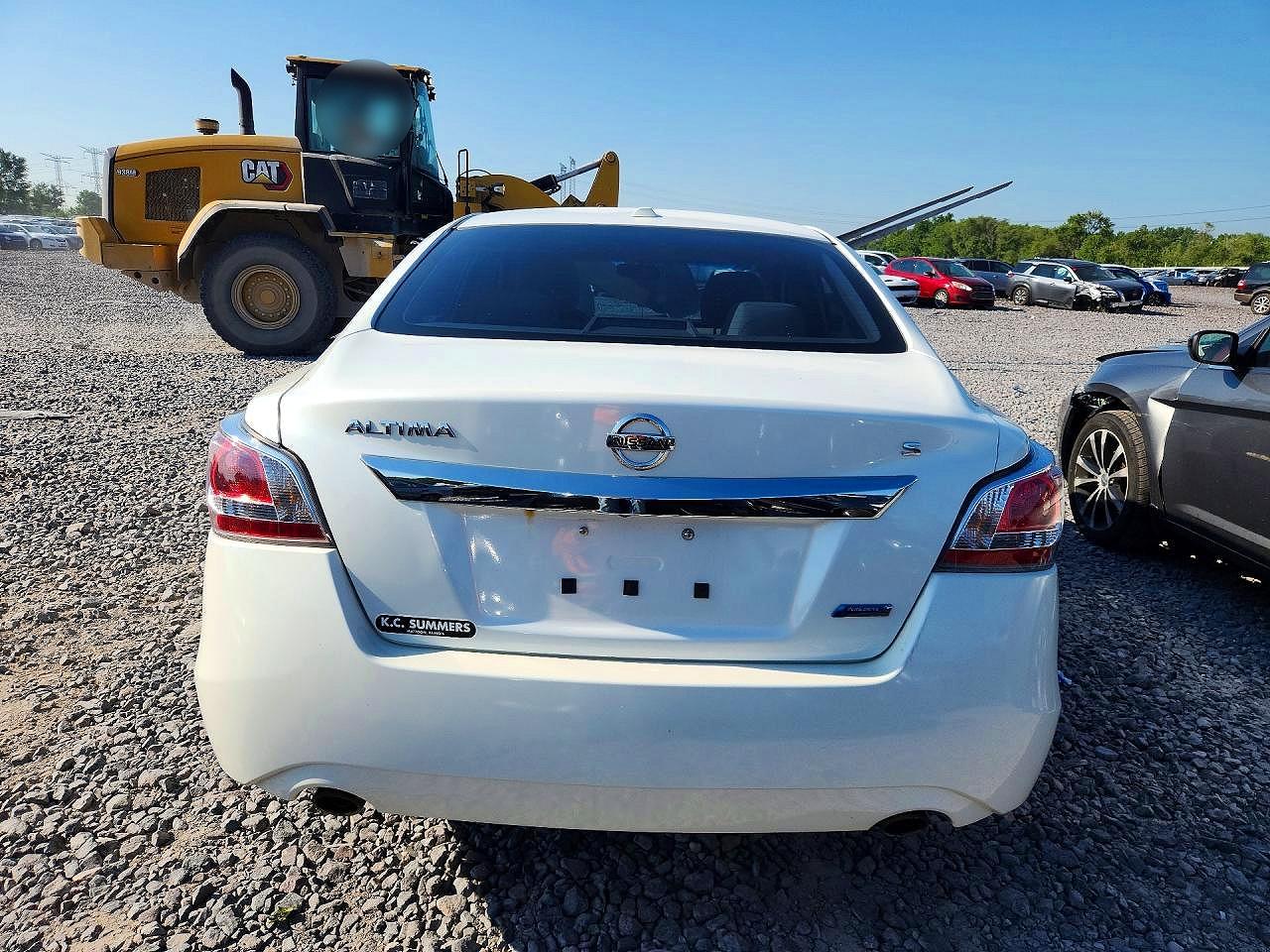 2014 Nissan Altima 2.5 S White vin: 1N4AL3AP0EC424802